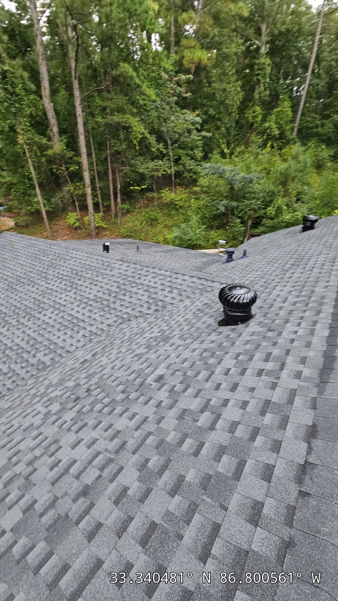 Shingle Replacement in Pelham (Charcoal) by The Roofing Dudes