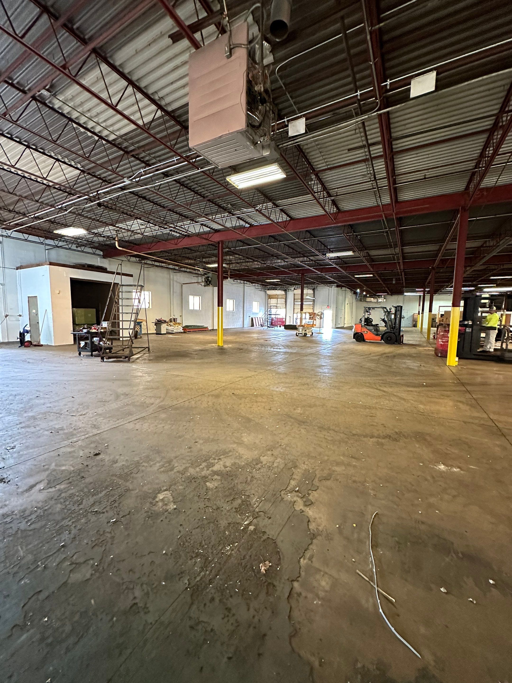 Existing Warehouse Interior Repaint by Blair Commercial Painting, LLC