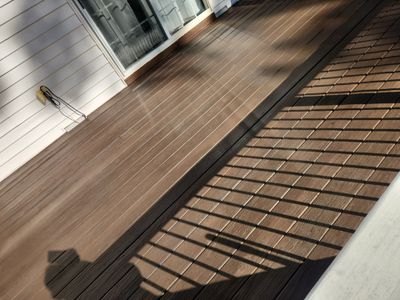 Wood Deck using Wood Stain