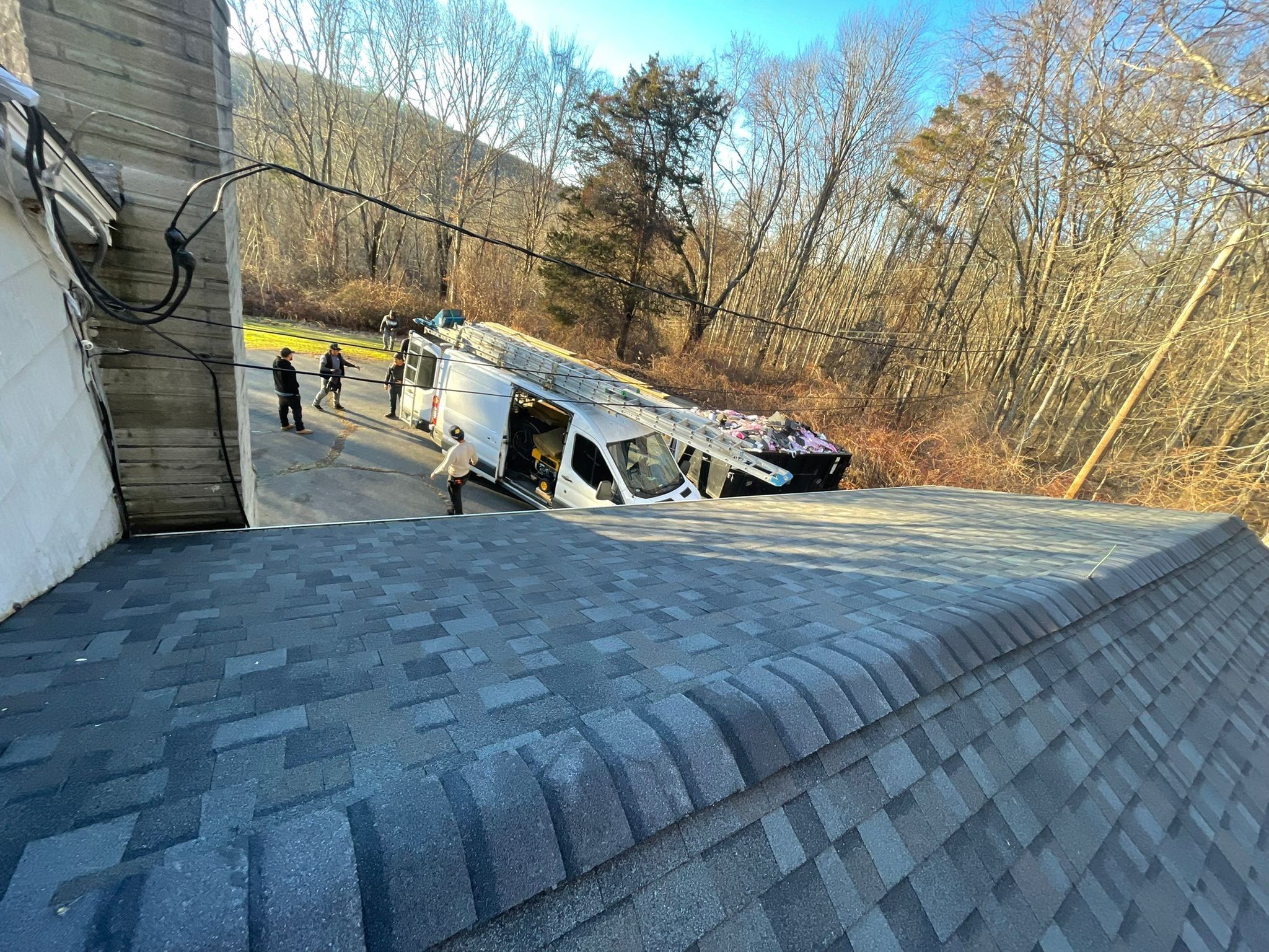 Residential Roofing Installation using Owens Corning TruDefinition - Williamsburg Gray by A Plus Exterior