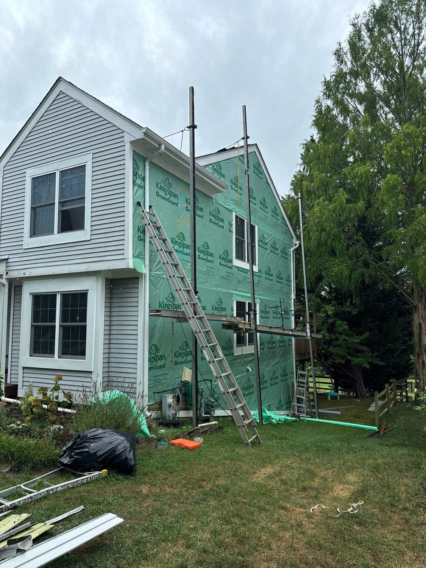 New Prodigy siding with One-piece insulated siding system & Exterior painting   by Alpha Design Services