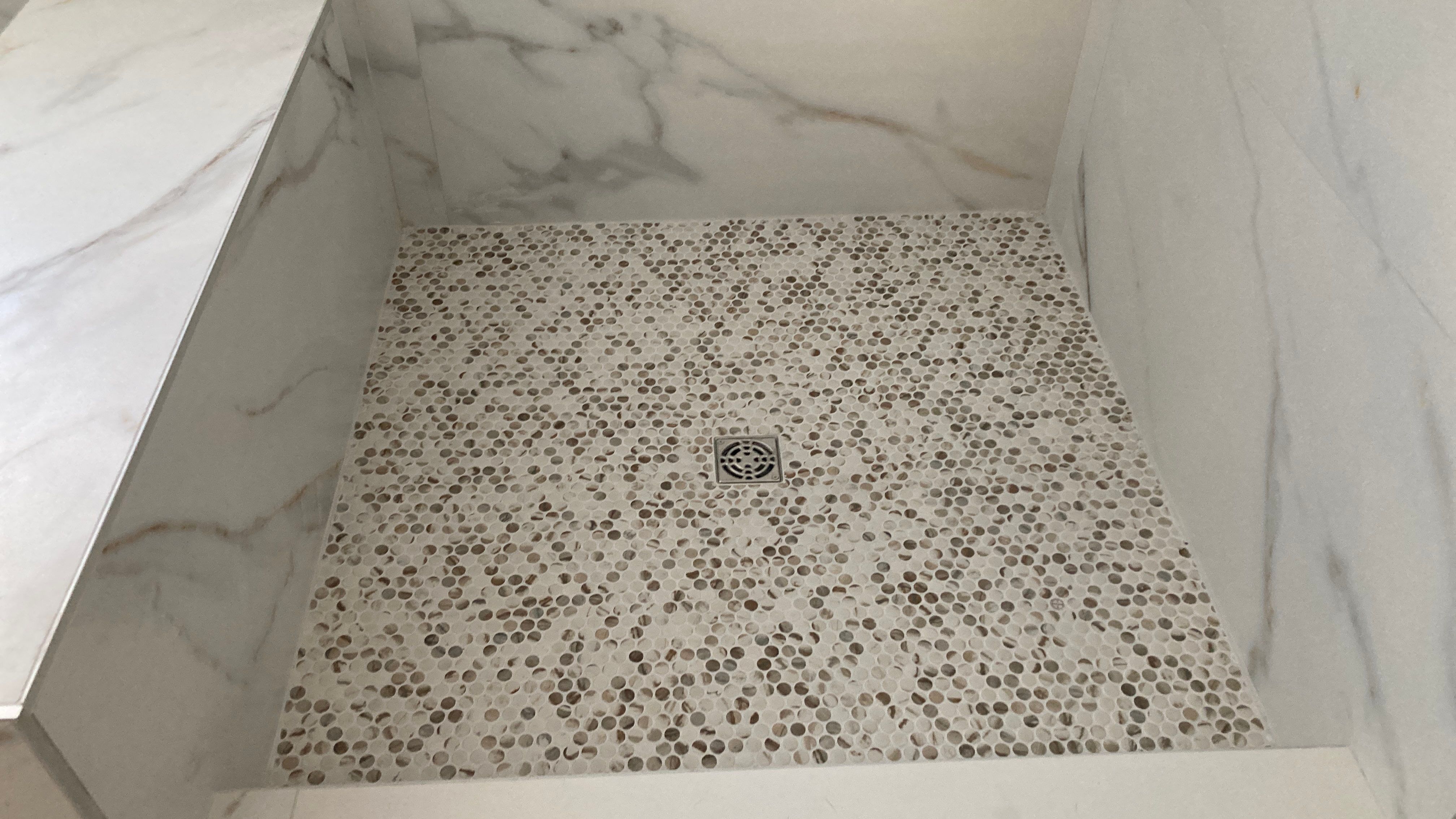 Tile Bath Remodel by Footprints Floors of Nashville