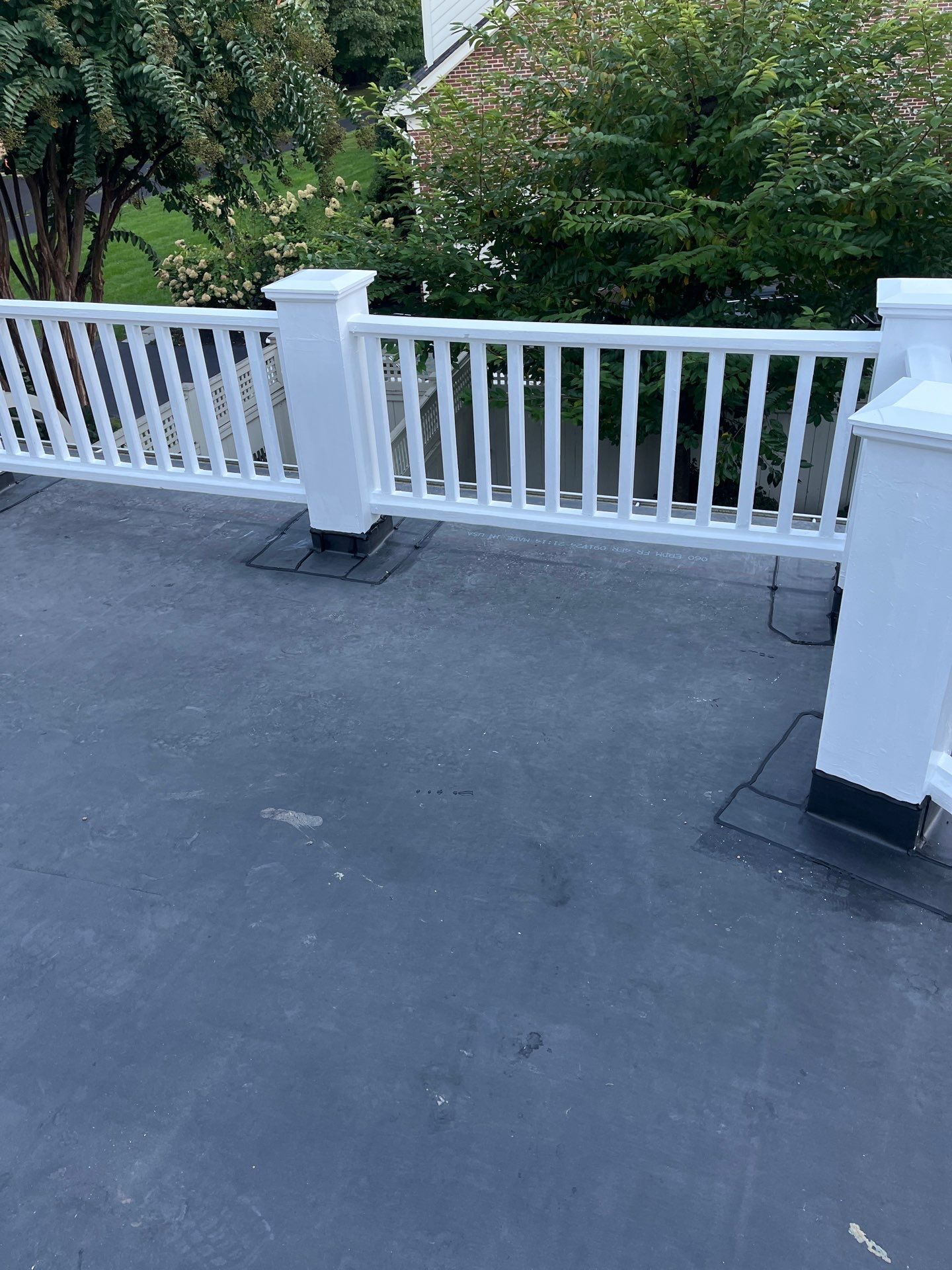 McLean - Residential Flat Roof Replacement with Carlisle Syntec EPDM by RM Banning, Inc.