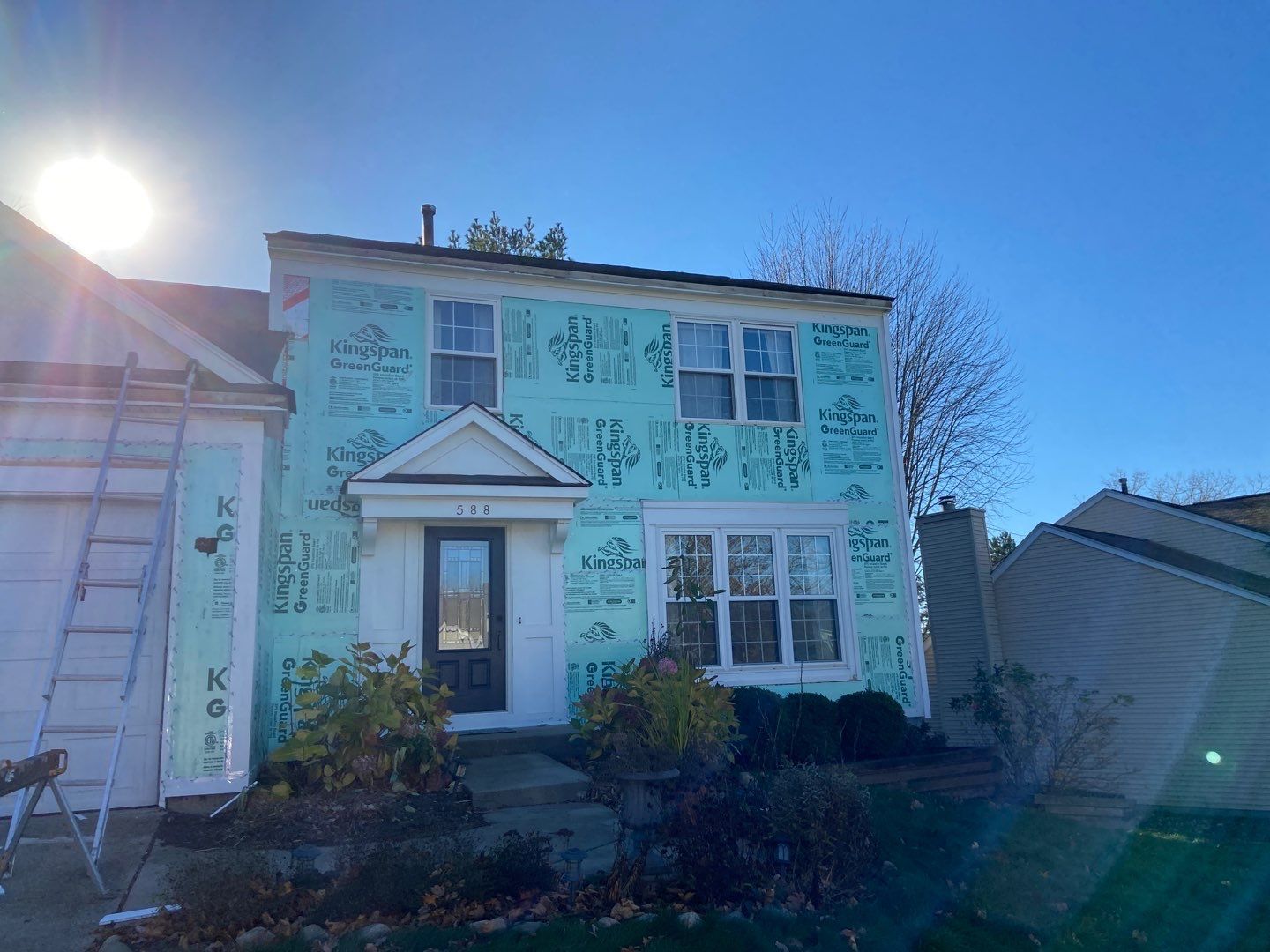 Siding Replacement using Certainteed Restoration Classic D4 Midnight Blue by 180 Contractors