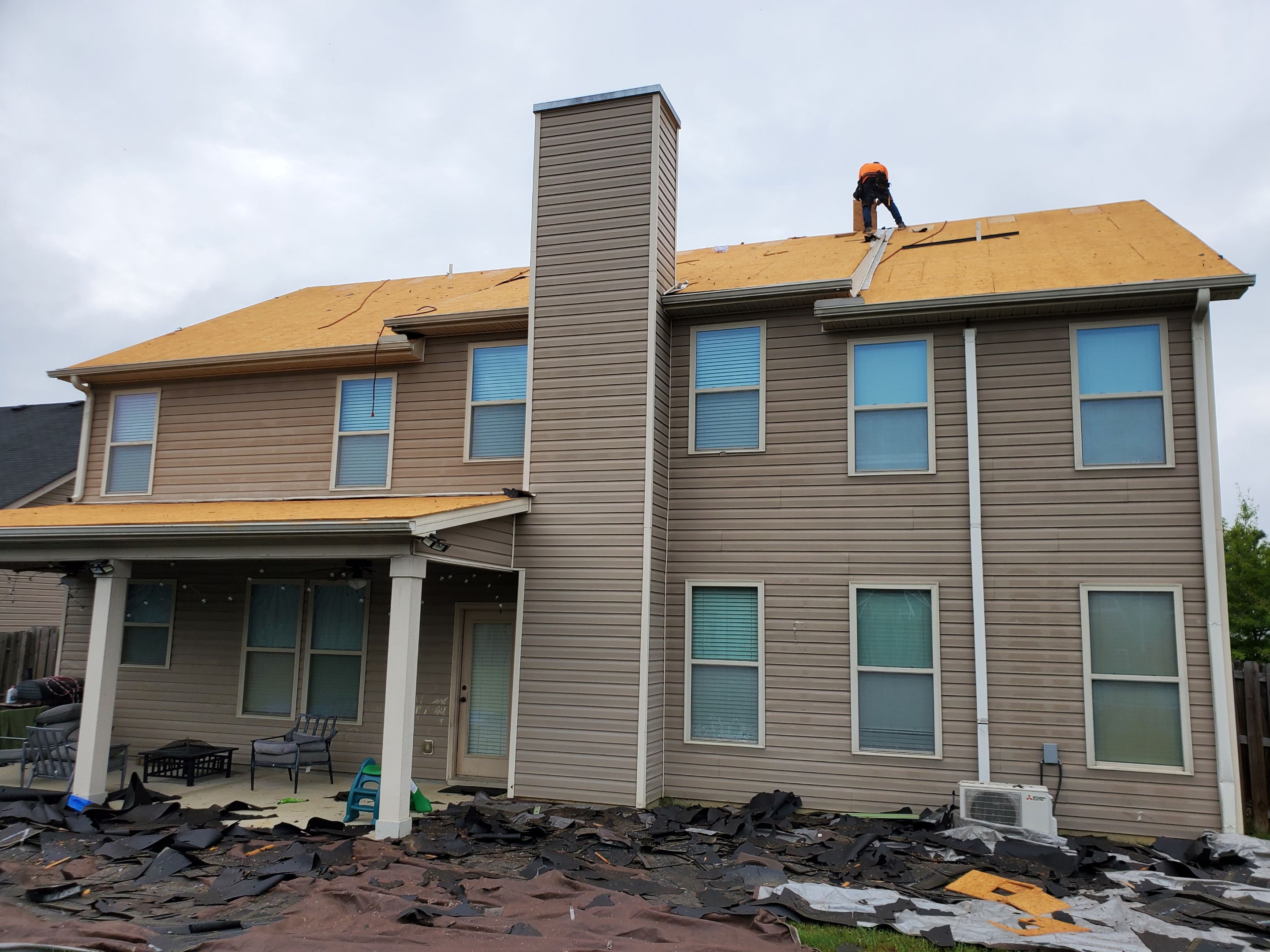 Residential Roofing Installation using Owens Corning by Inspector Roofing and Restoration