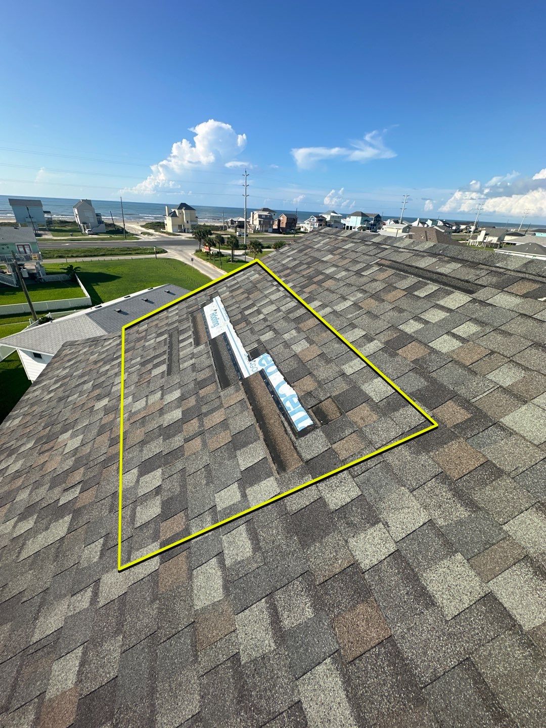 Hail Damage using Owen's Corning Duration (Lifetime) Shingles by Roof Repair Company