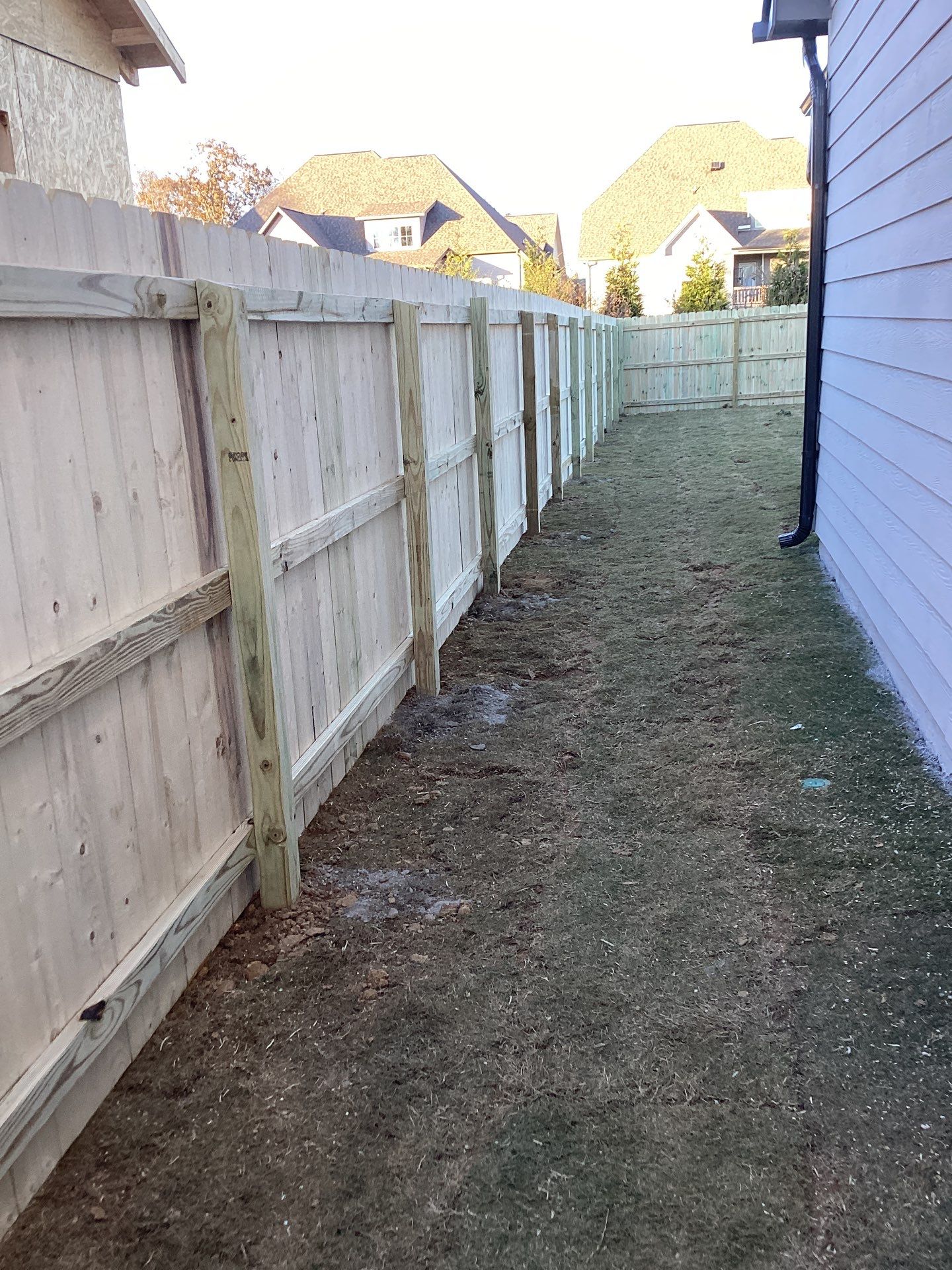Pine Privacy Fence by River City Fence Inc.