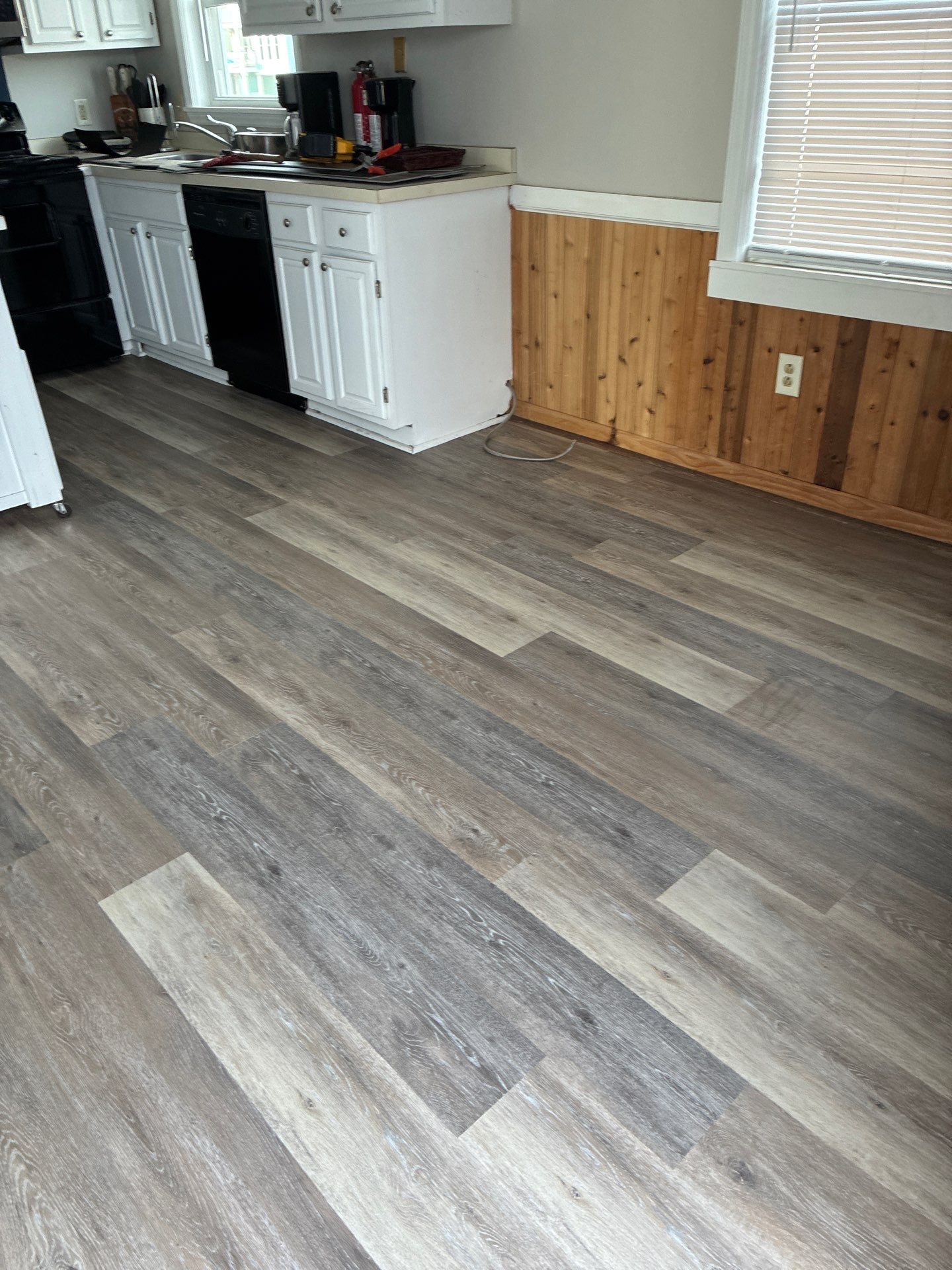 Caving Floors - LVP Structural Floor Repair in Oak Island, NC by Licensed General Contractor by RGR Construction and Roofing, LLC