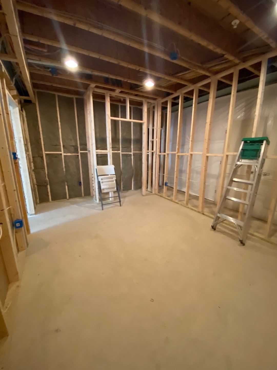 Basement Remodel using new construction by Jesus Master Handyman LLC 