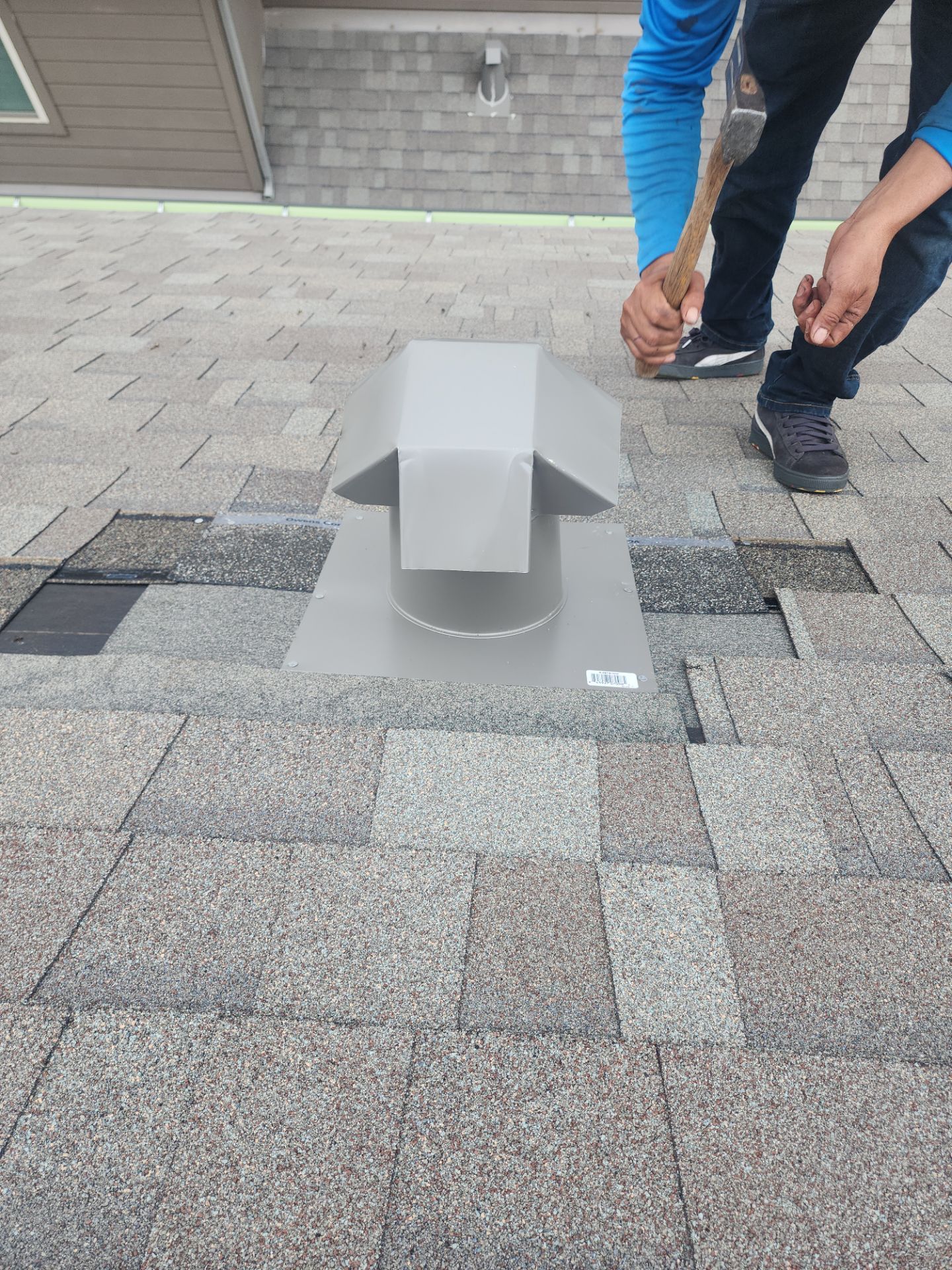 Hail Damage using Owen's Corning Duration (Lifetime) Shingles by Roof Repair Services LLC