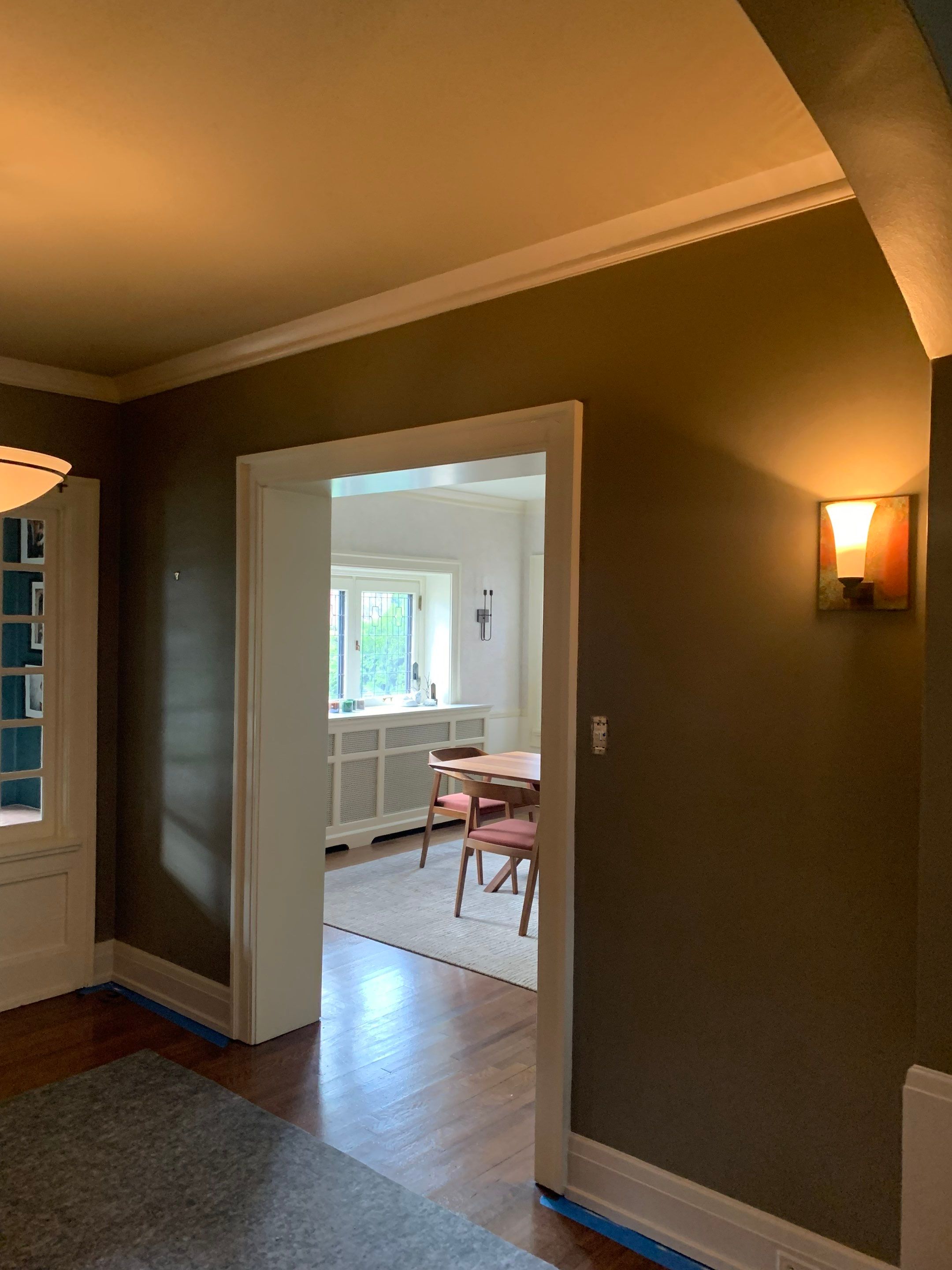 Entryway Painting – Walls, Ceiling, Baseboards & Crown Molding by OCS Contracting Services