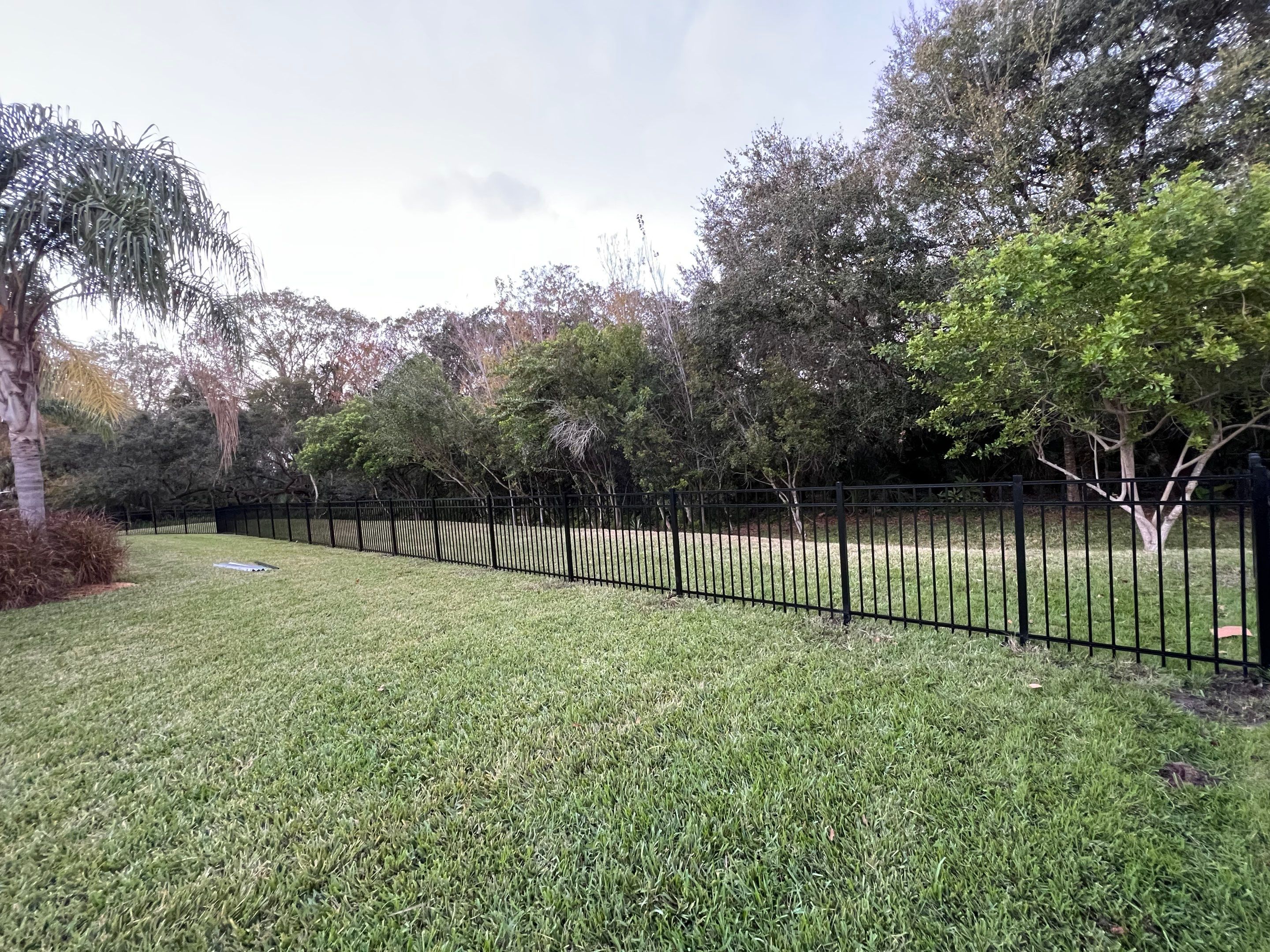 Bradenton, FL  4ft. Tall 3-rail Black Aluminum Fence  by Asap fence and gates, LLC