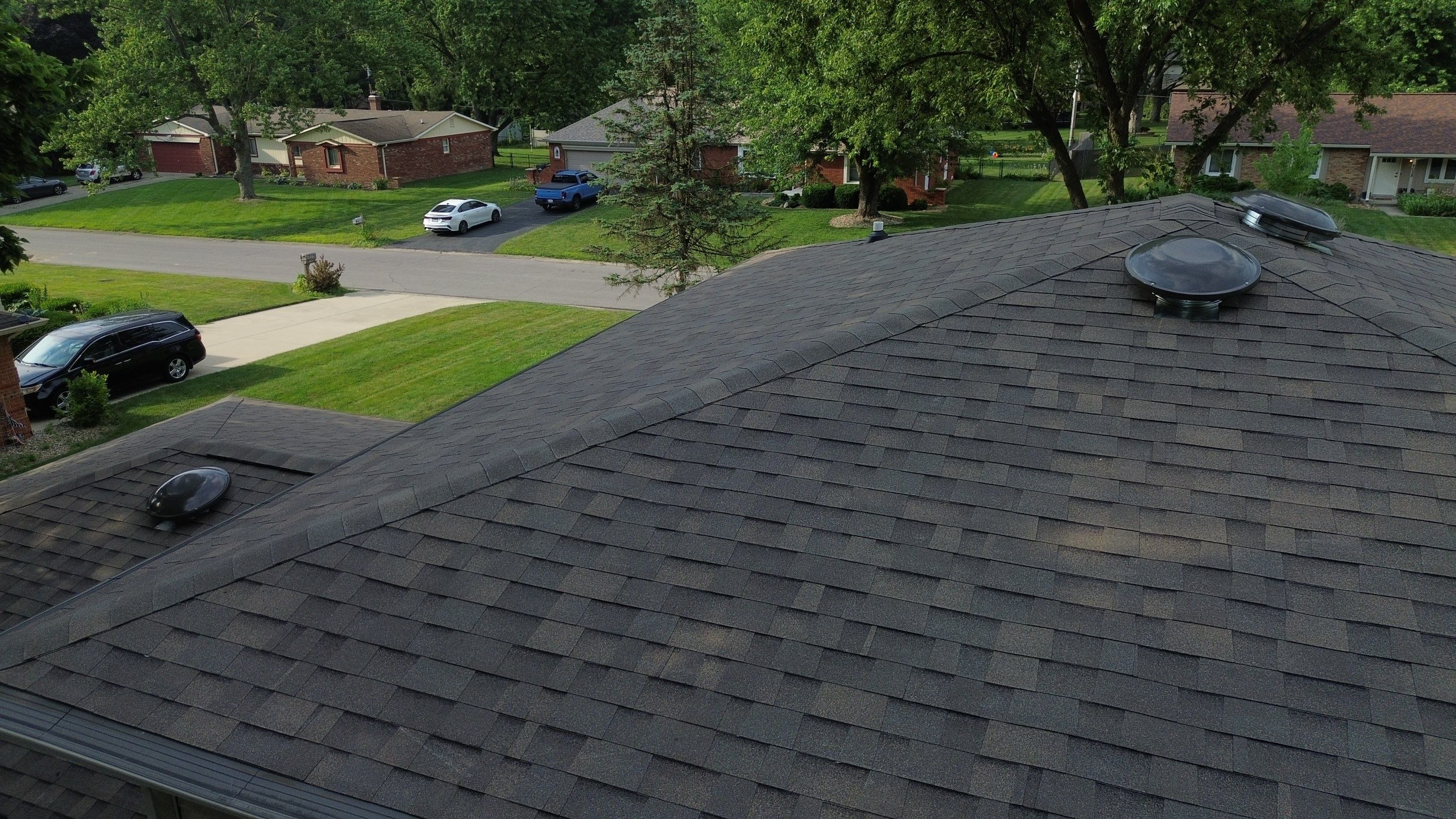 Project in Greenwood by Moss Roofing