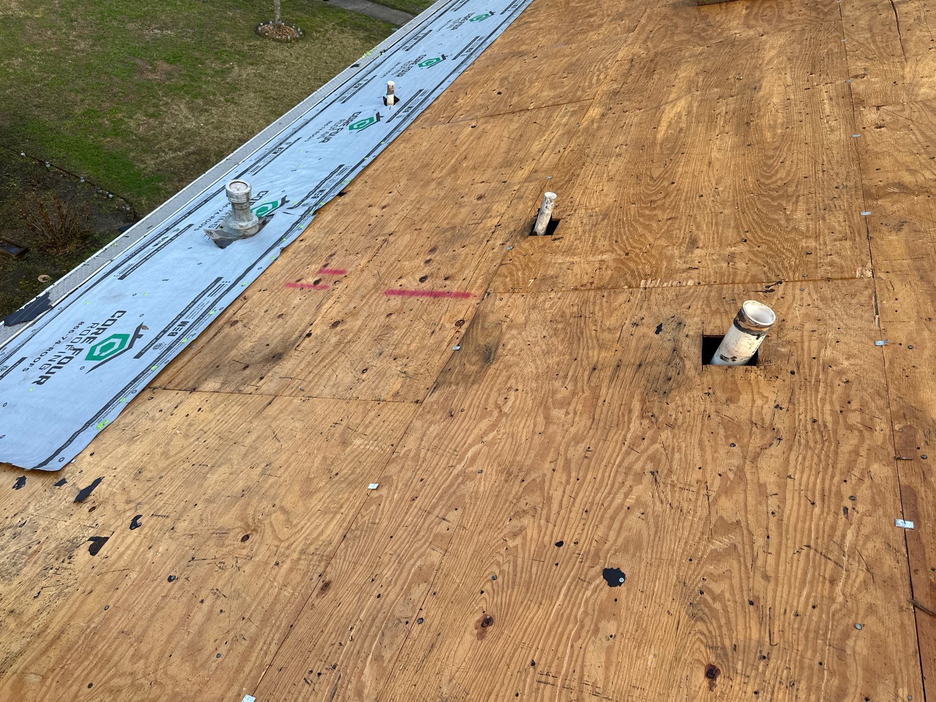 Roof Replacement completed in the Cypress Area! by Core Four Roofing