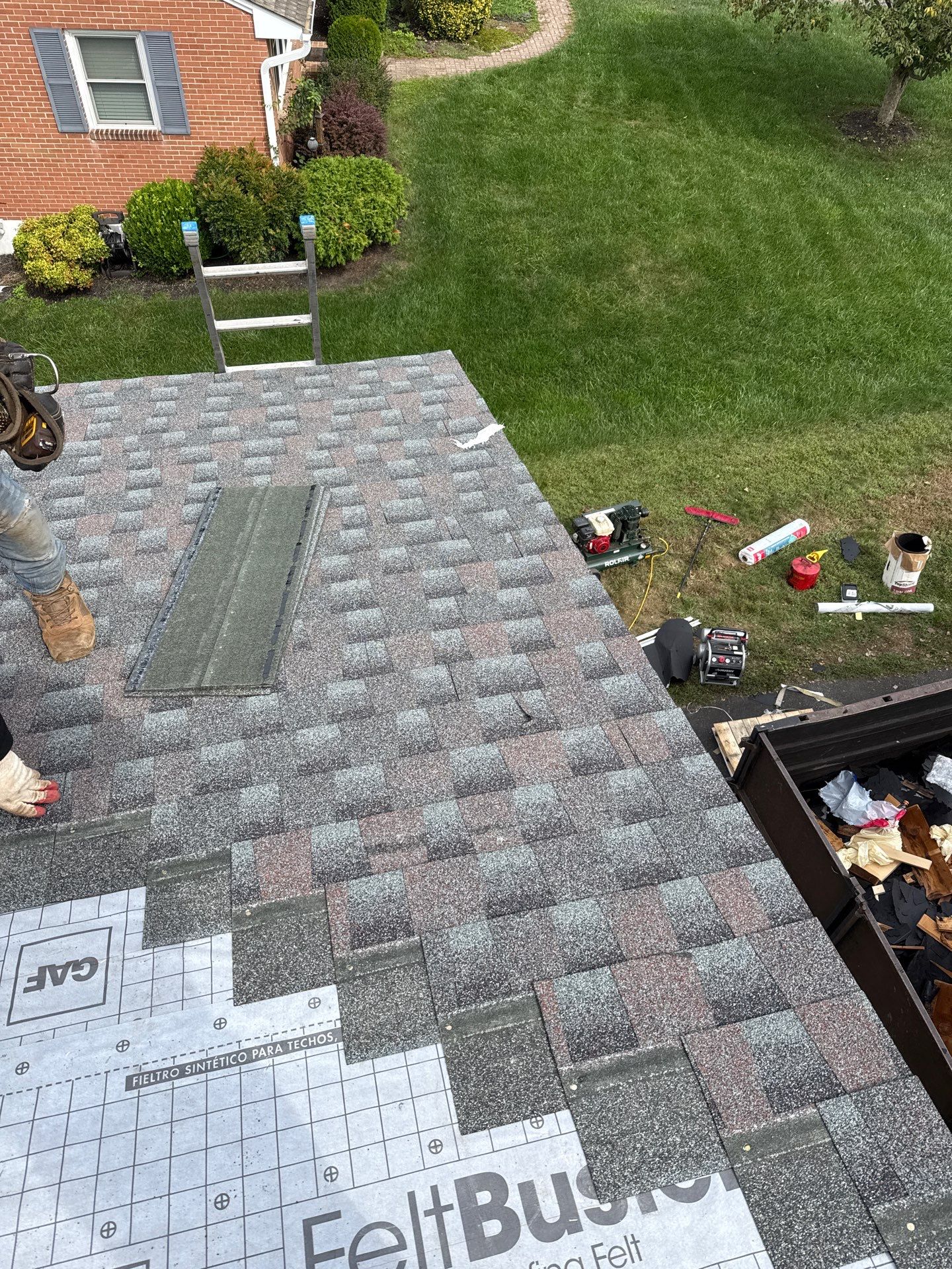 Residential Roofing Installation using GAF Timberline HDZ by Matter Roofing & Construction