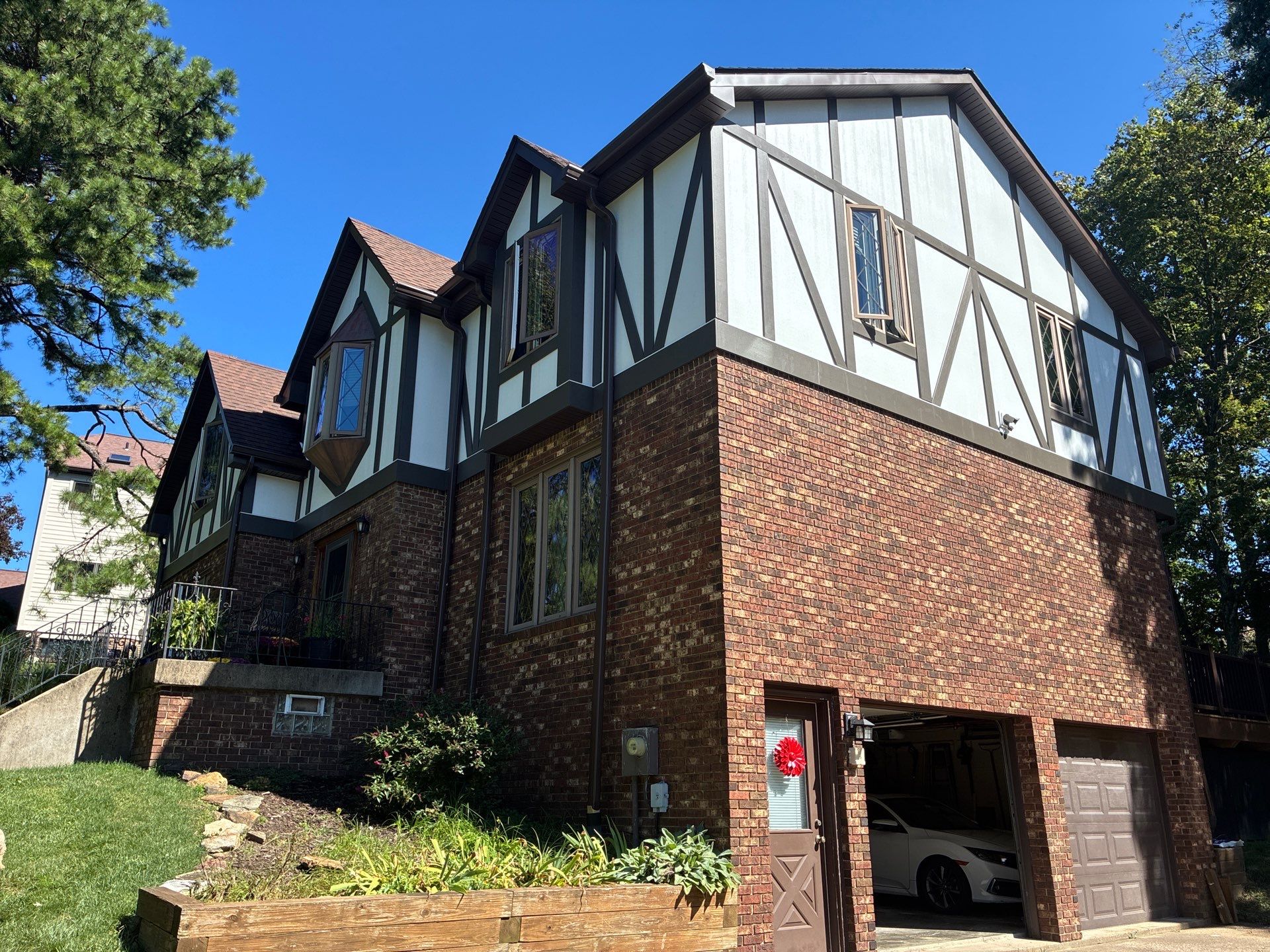 James Hardie Tudor Home Renovation by Ideal Siding Pittsburgh