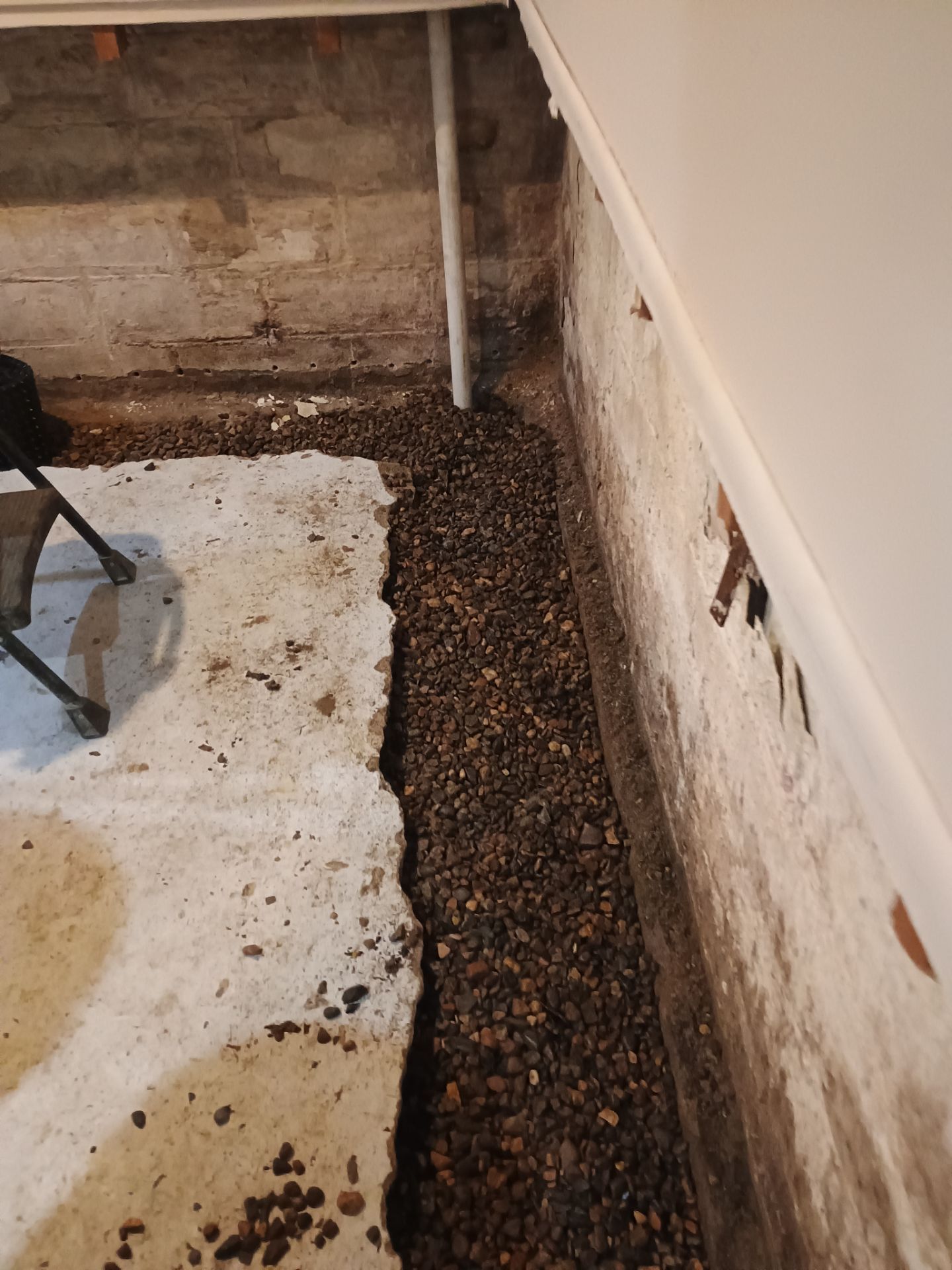 Interior Drain Tile & Sump Pump Installation in St. Paul, MN by Waterproofing Northeast