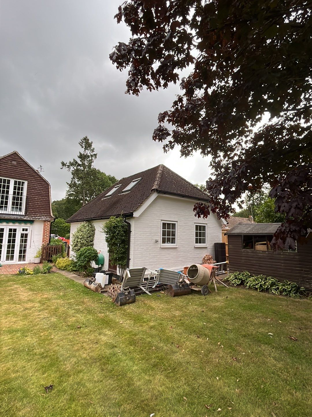 Garage Roof Clean using Honda 15lpm Low Pressure Washing Machine by Ges Exterior Cleaning ltd