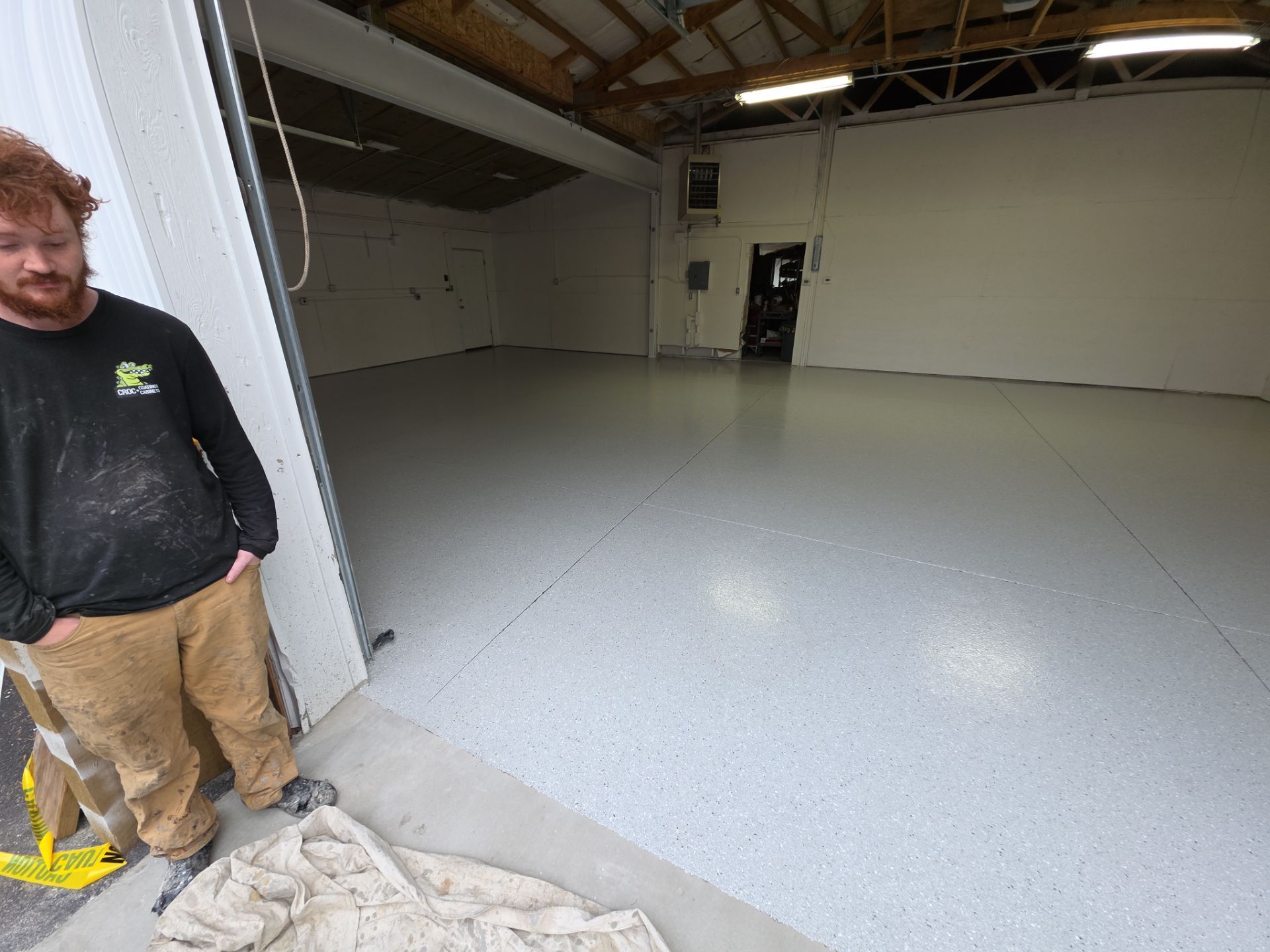 Shop Transformation using North Pole by Croc Coatings, LLC