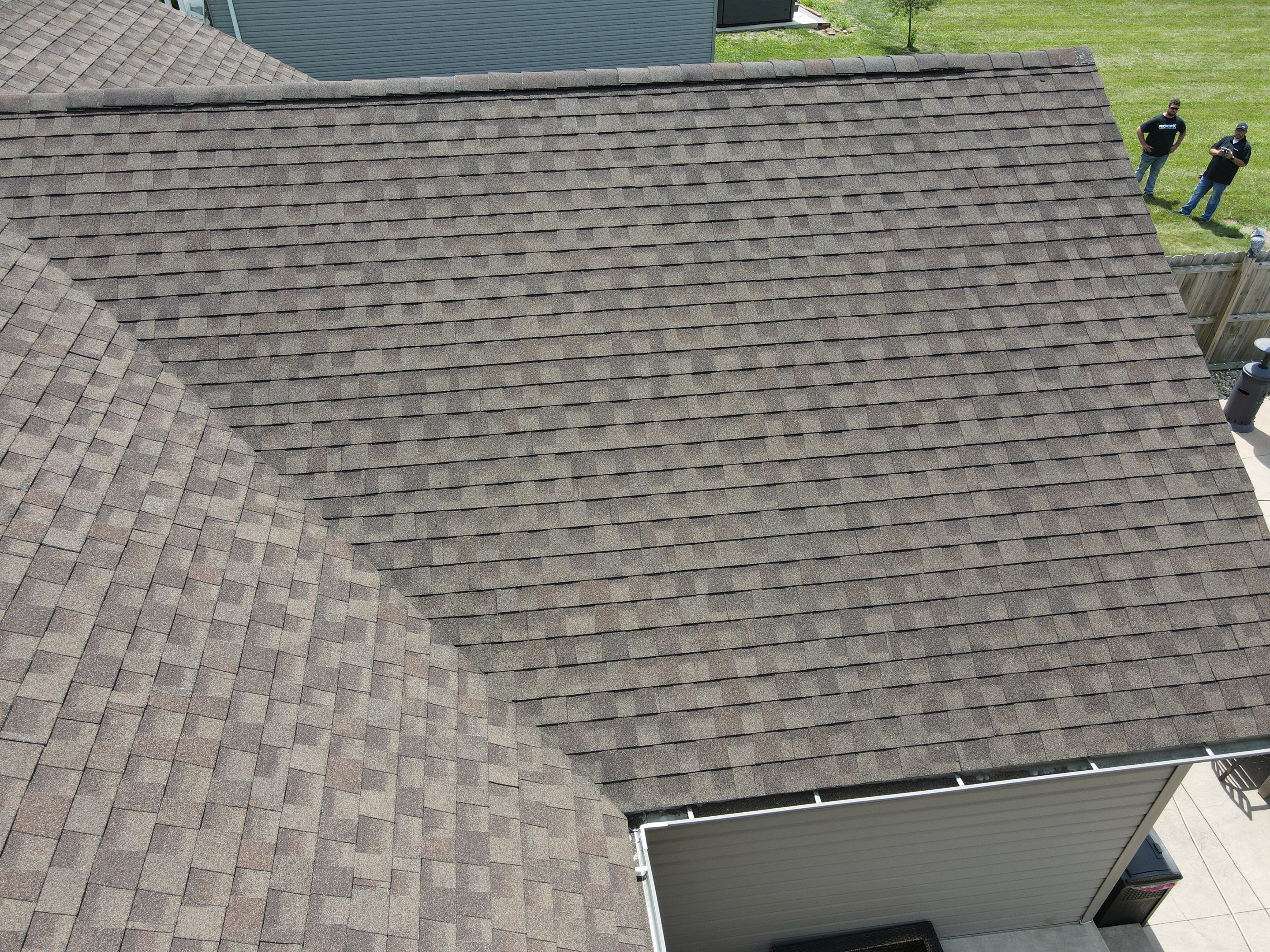 Residential Roofing Installation using Timberline HDZ Shingles - Weathered Wood by RoofX 