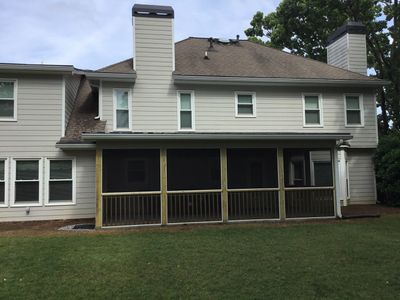 Custom Screened Porch With Tongue and Groove Ceiling in Alpharetta