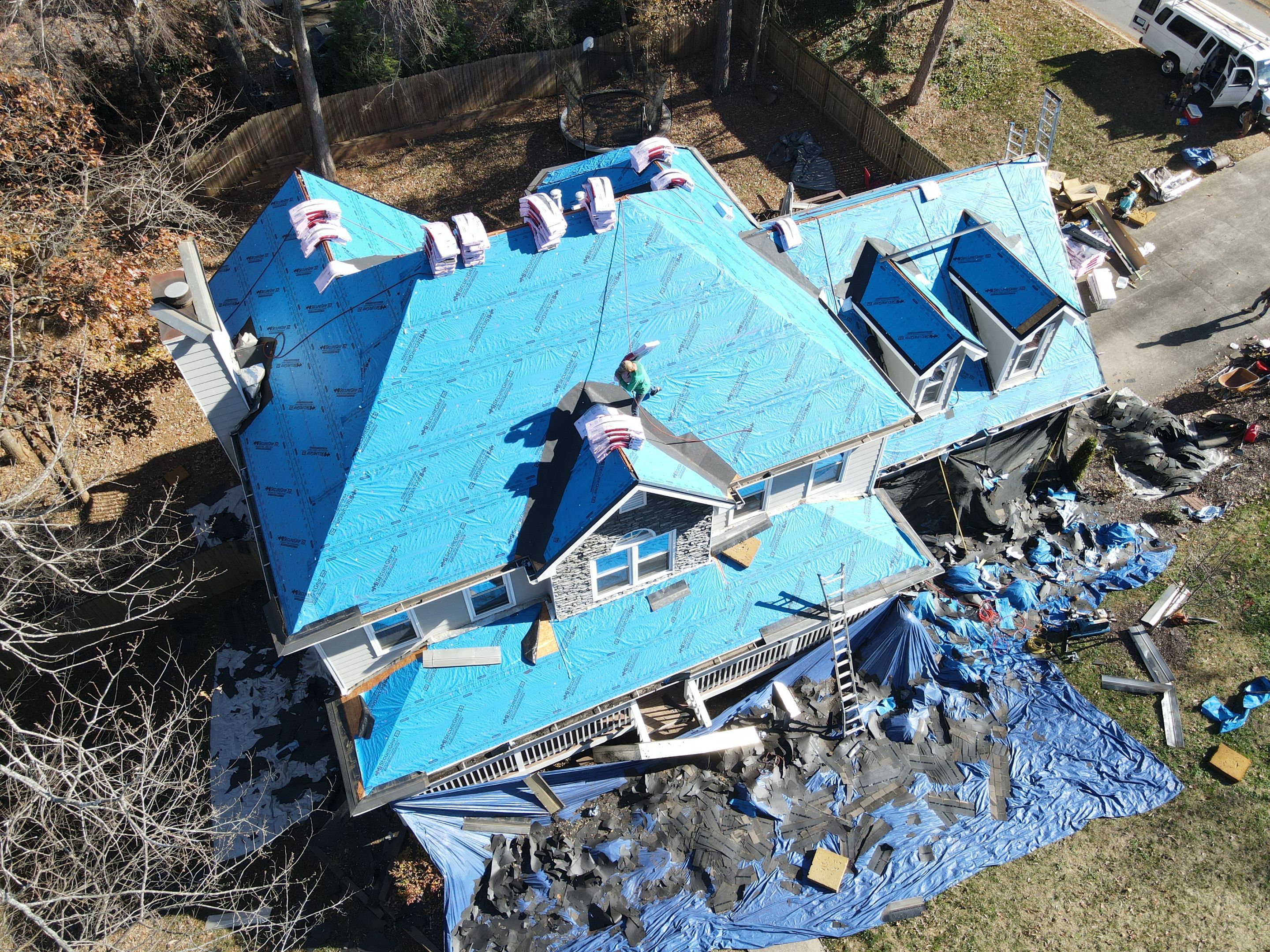 Residential Roofing Installation using Owens Corning by Inspector Roofing and Restoration
