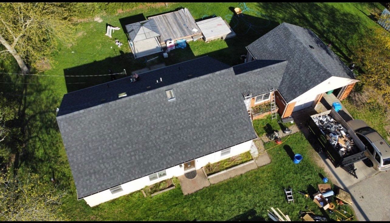 Residential Roofing Installation using IKO DYNASTY - Granite Black by JNR Roofing LLC