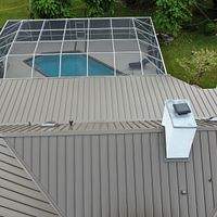 24ga 1.5" Snap-Lock Medium Bronze by Total Roofing System The Metal Roof Experts