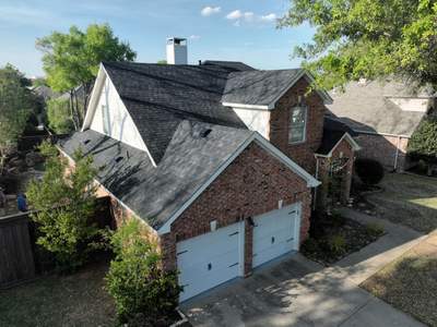 Residential Roofing Installation using IKO Nordic Granite Black