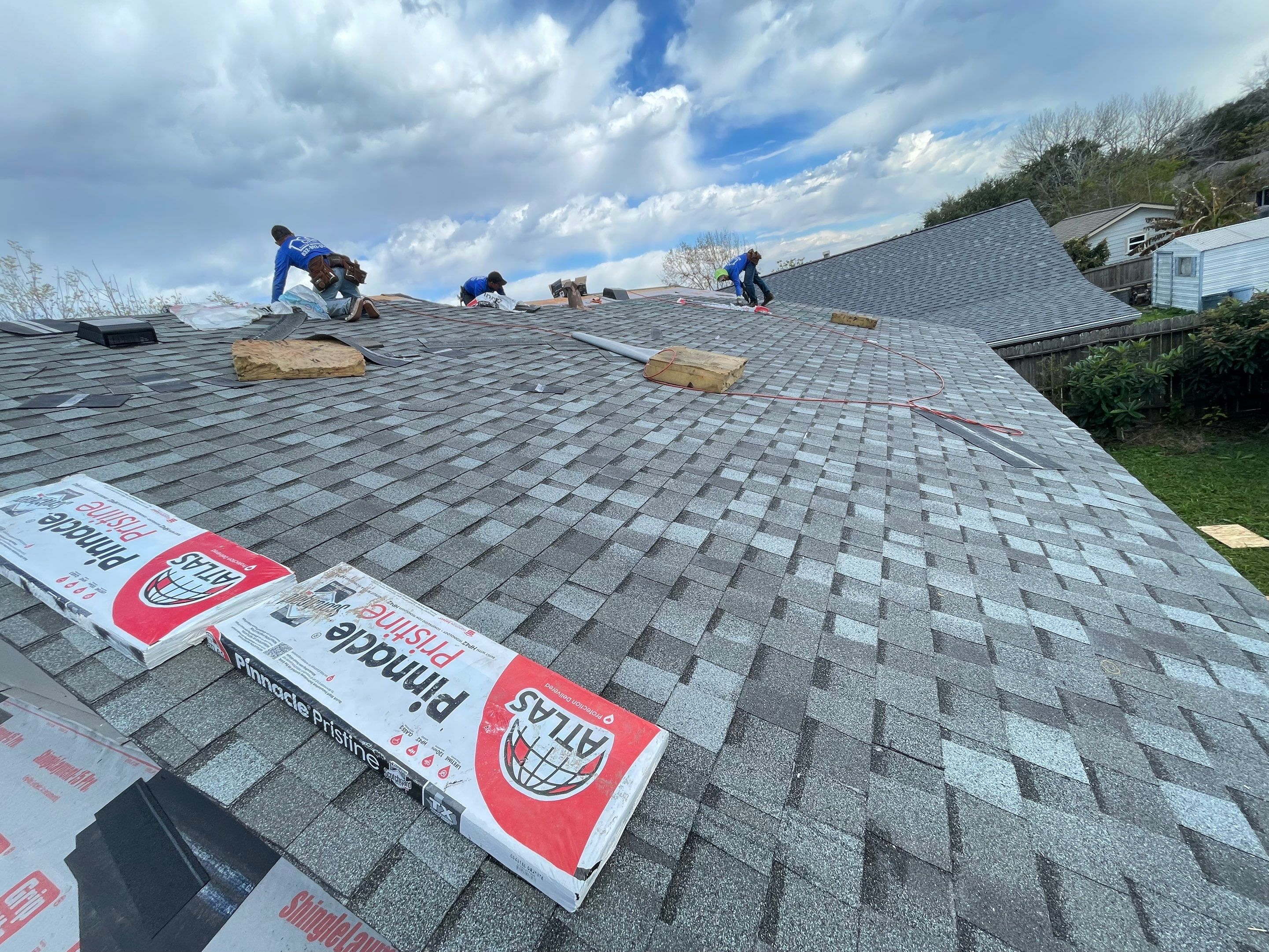 Roof Damage using Atlas Pinnacle - Hearthstone by CAP Roofing and Construction LLC