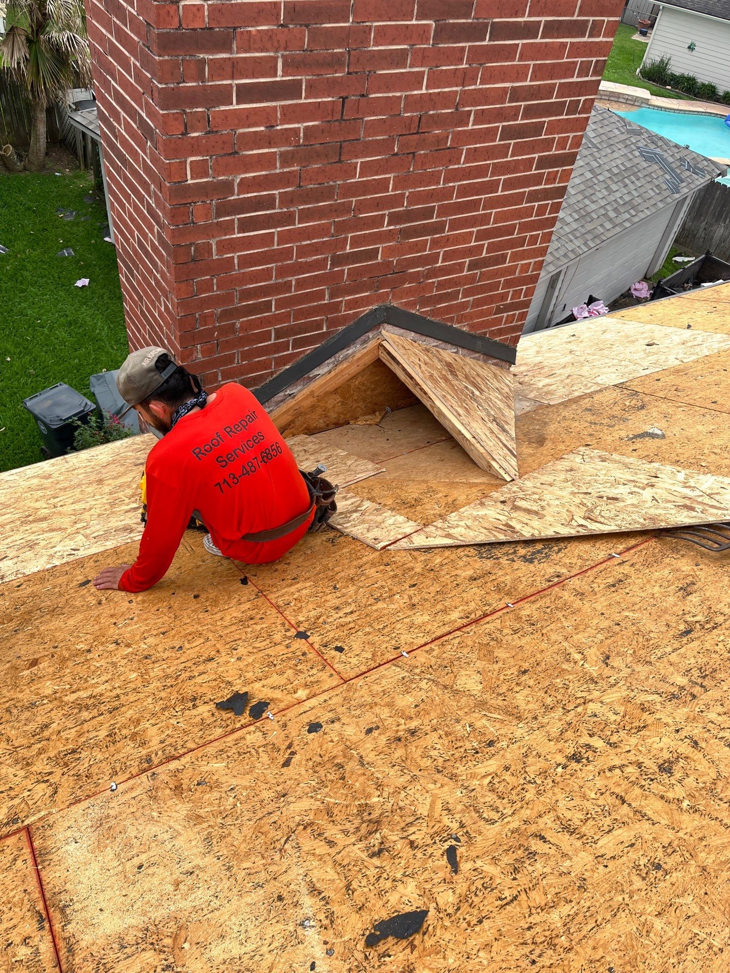 Residential Roofing Repair using Owen's Corning Duration (Lifetime) Shingles by Roof Repair Company