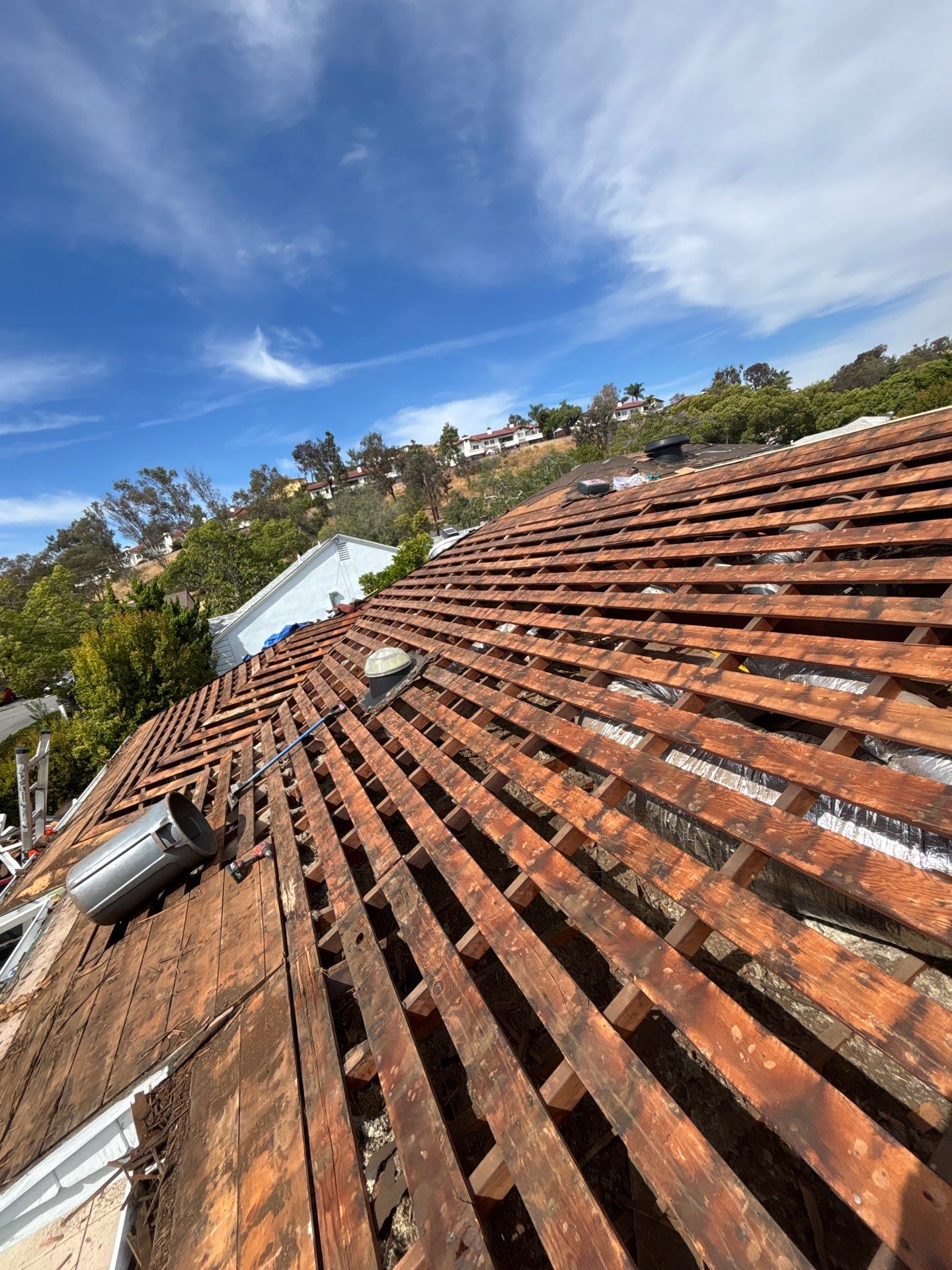 La Mesa Wood Shake Tear-Off & Roof Replacement by Zenith Roofing Services 
