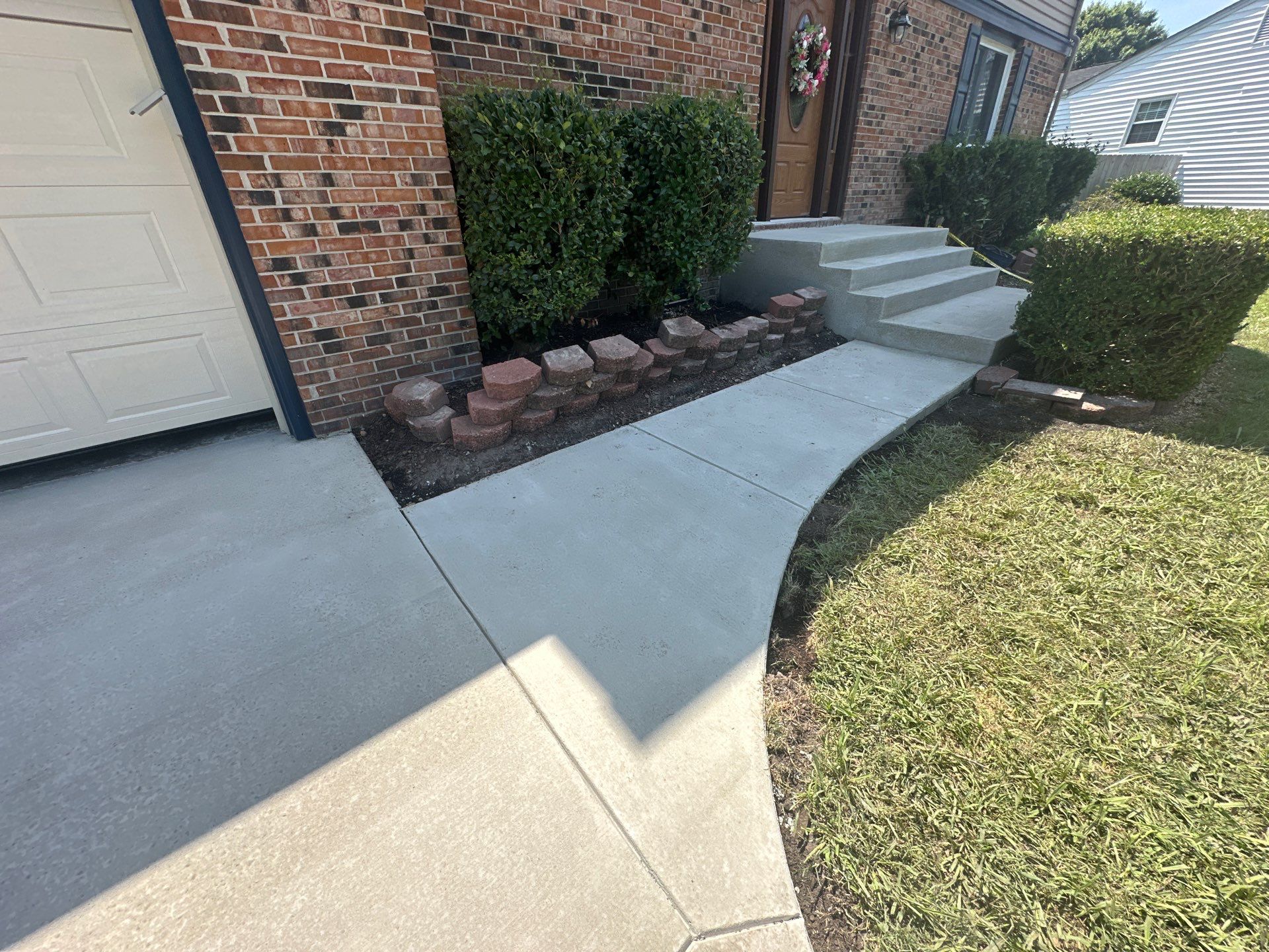 Project in Virginia Beach by Sam The Concrete Man Virginia Beach