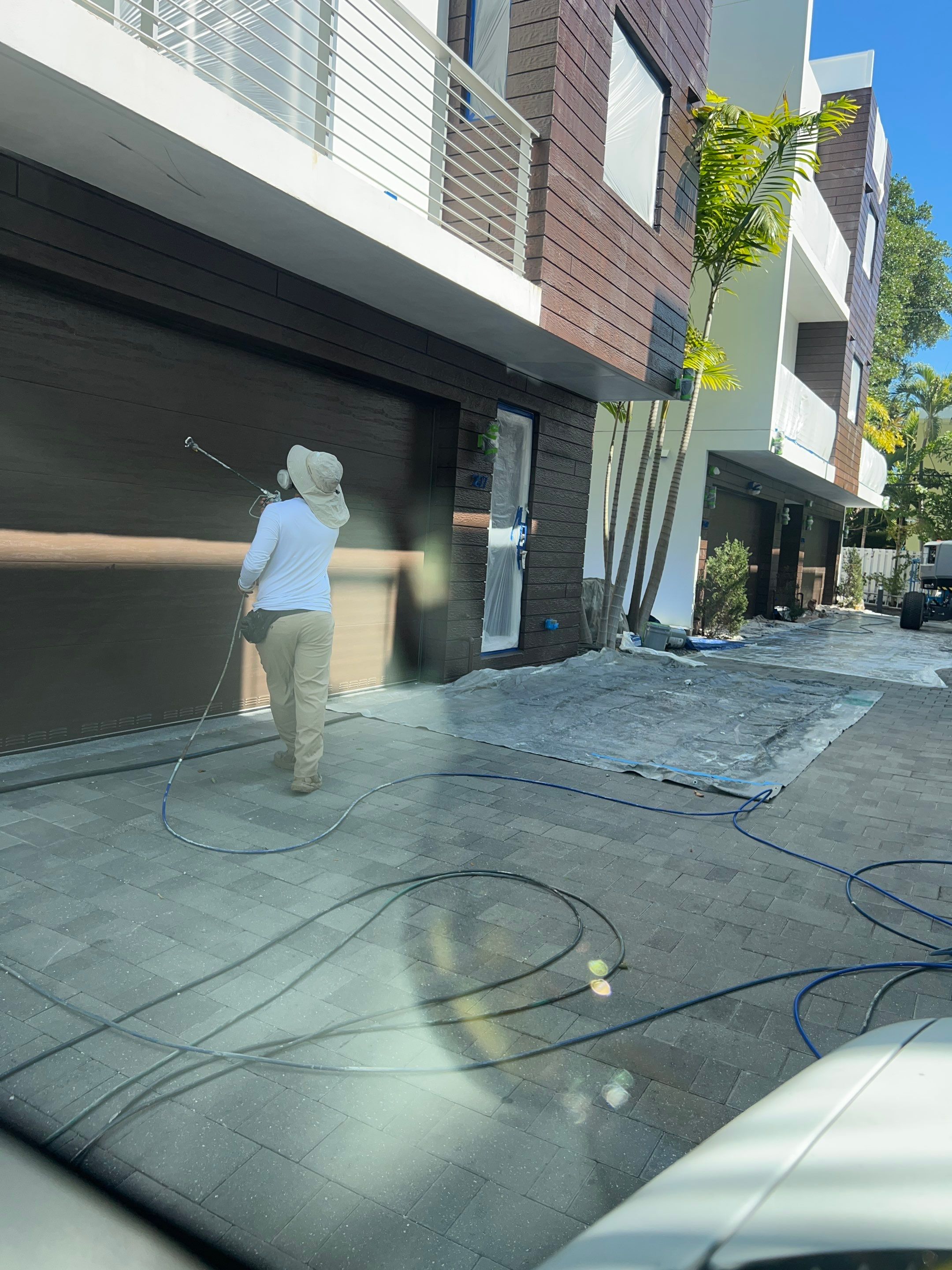 Fort Lauderdale Town Homes Exterior Painting by John “The Greek” Painting