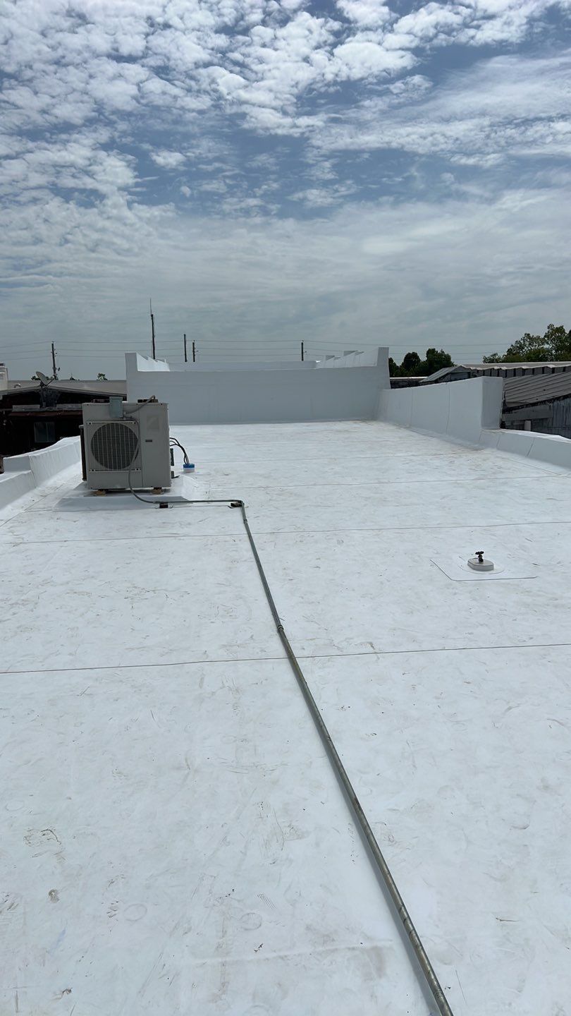 Commercial Roofing Installation using GAF by Frontline Roofing and Construction