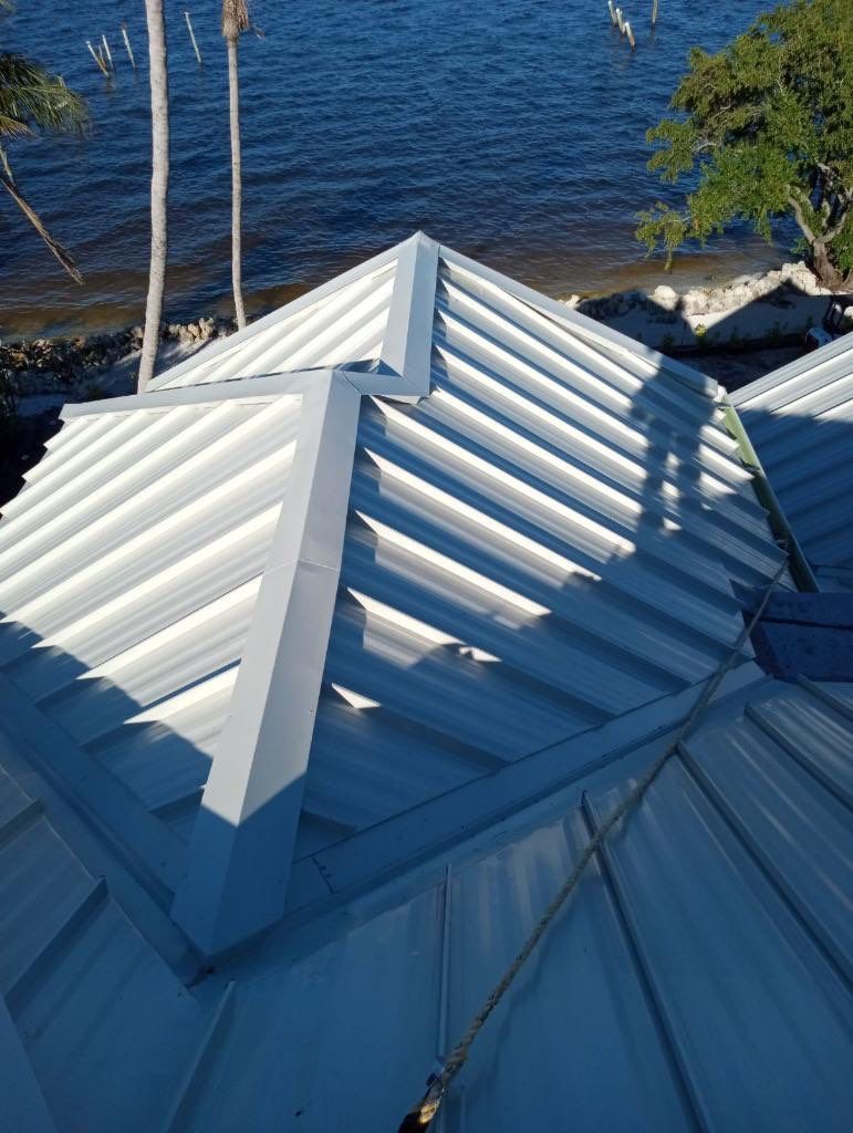 Sanibel Island Standing Seam Roof Replacement by Four Peaks Roofing