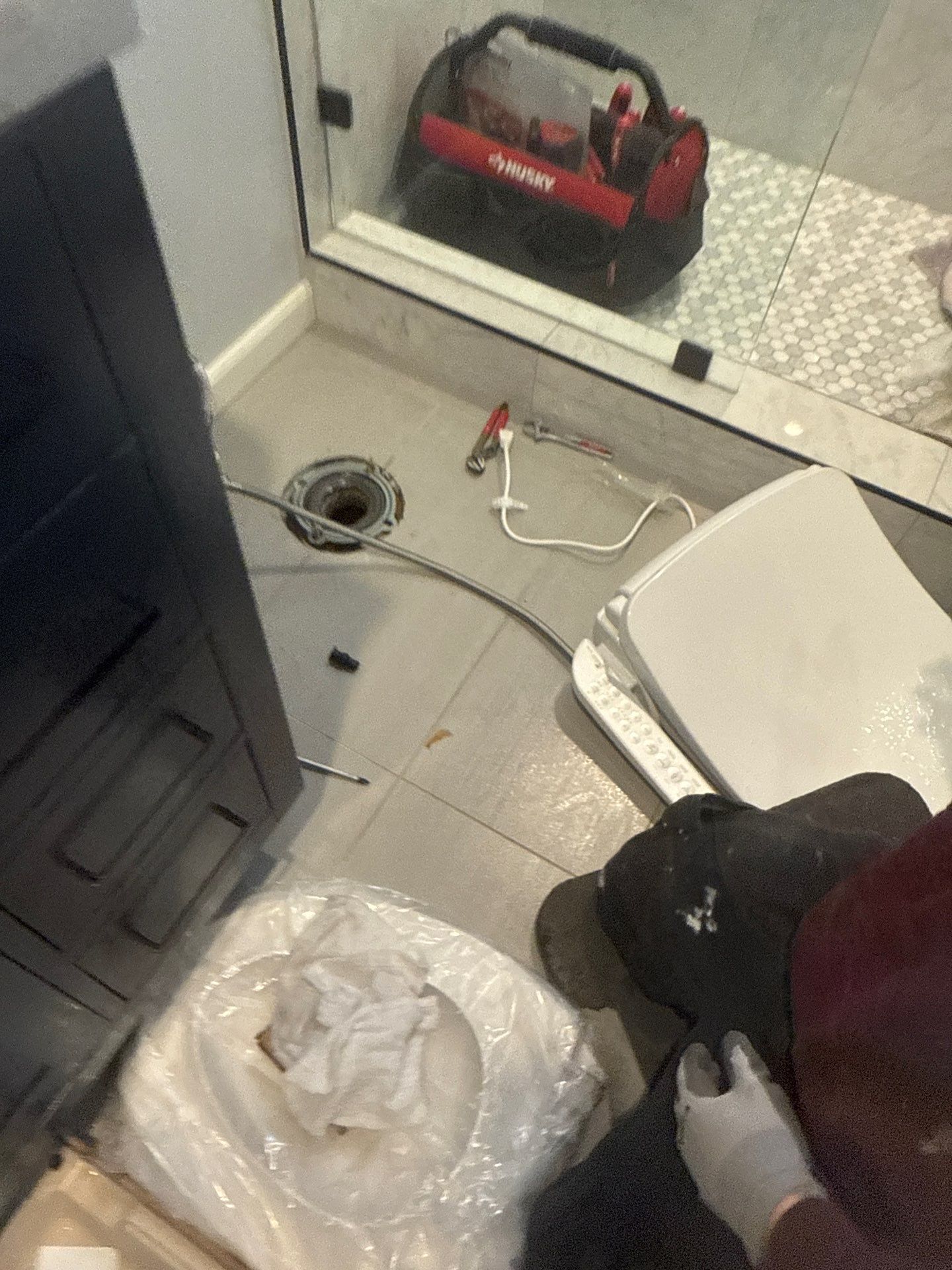 Toilet Installation with New Seal by Us Plumbing 