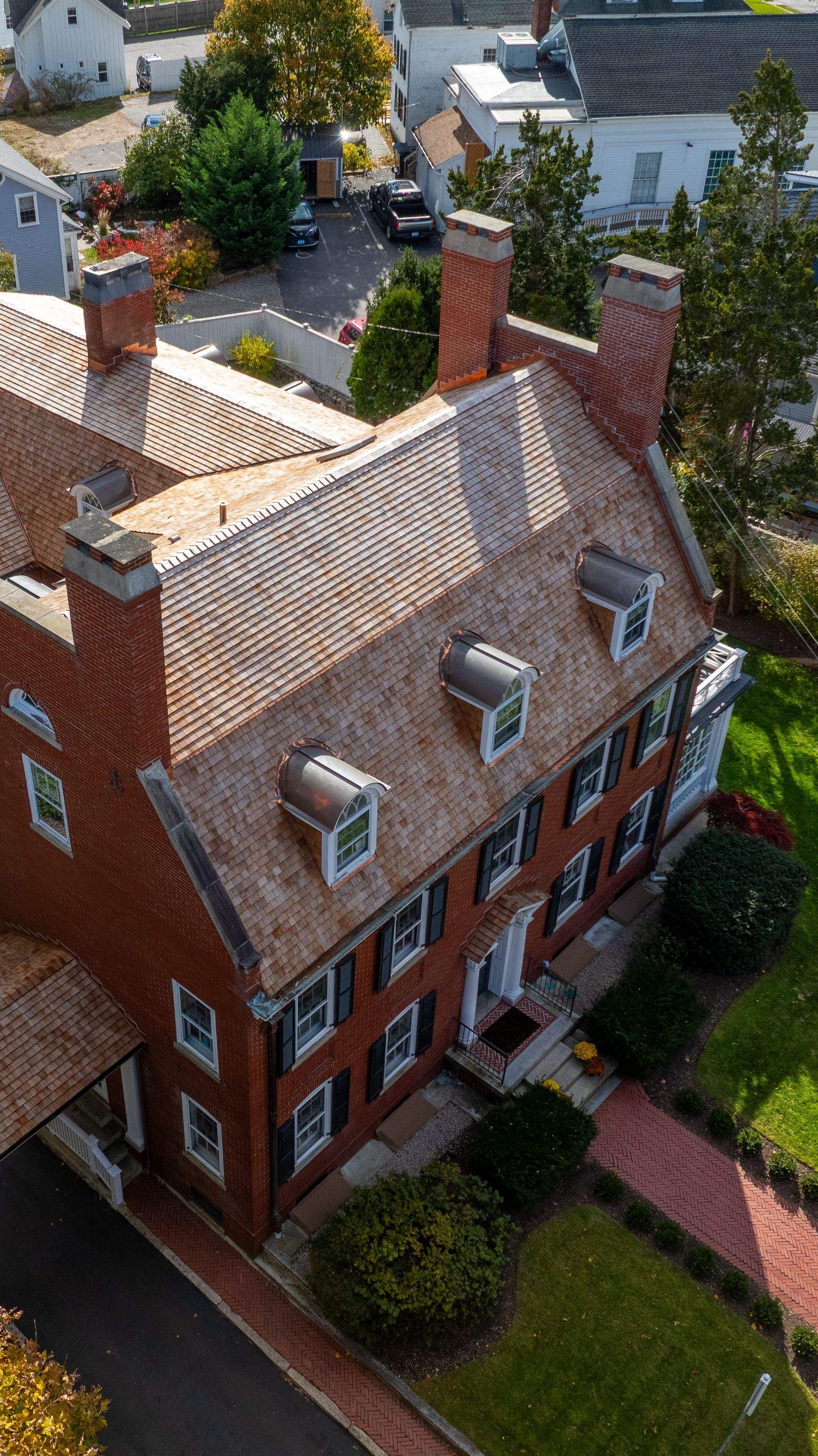 Professional Planning Group Westerly,RI Cedar Shake & Copper Roof Replacement by Rinaldi Roofing 