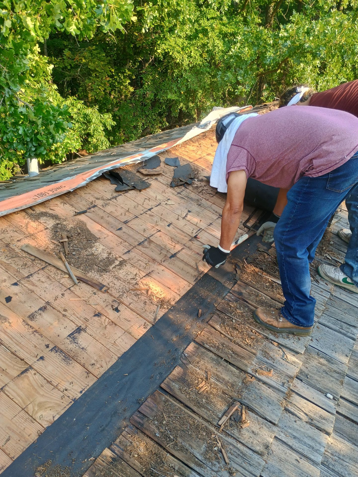 Metal Roof Replacement for Public Park Facility in Sulphur by BANA Roofing and Solar Supply