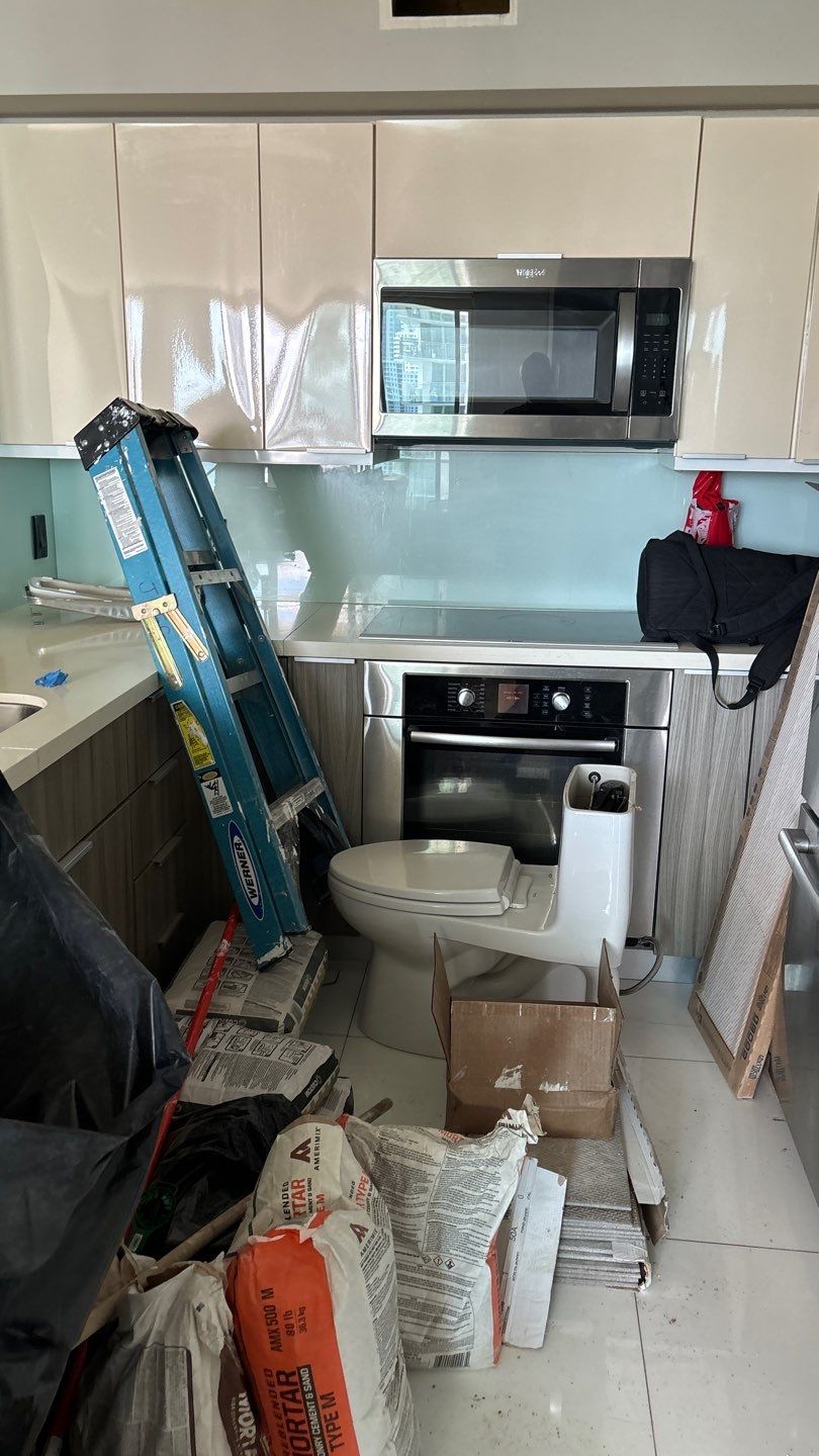 Miami Condo Unit Renovation by The Goat Contractor ( Giampri Corp)