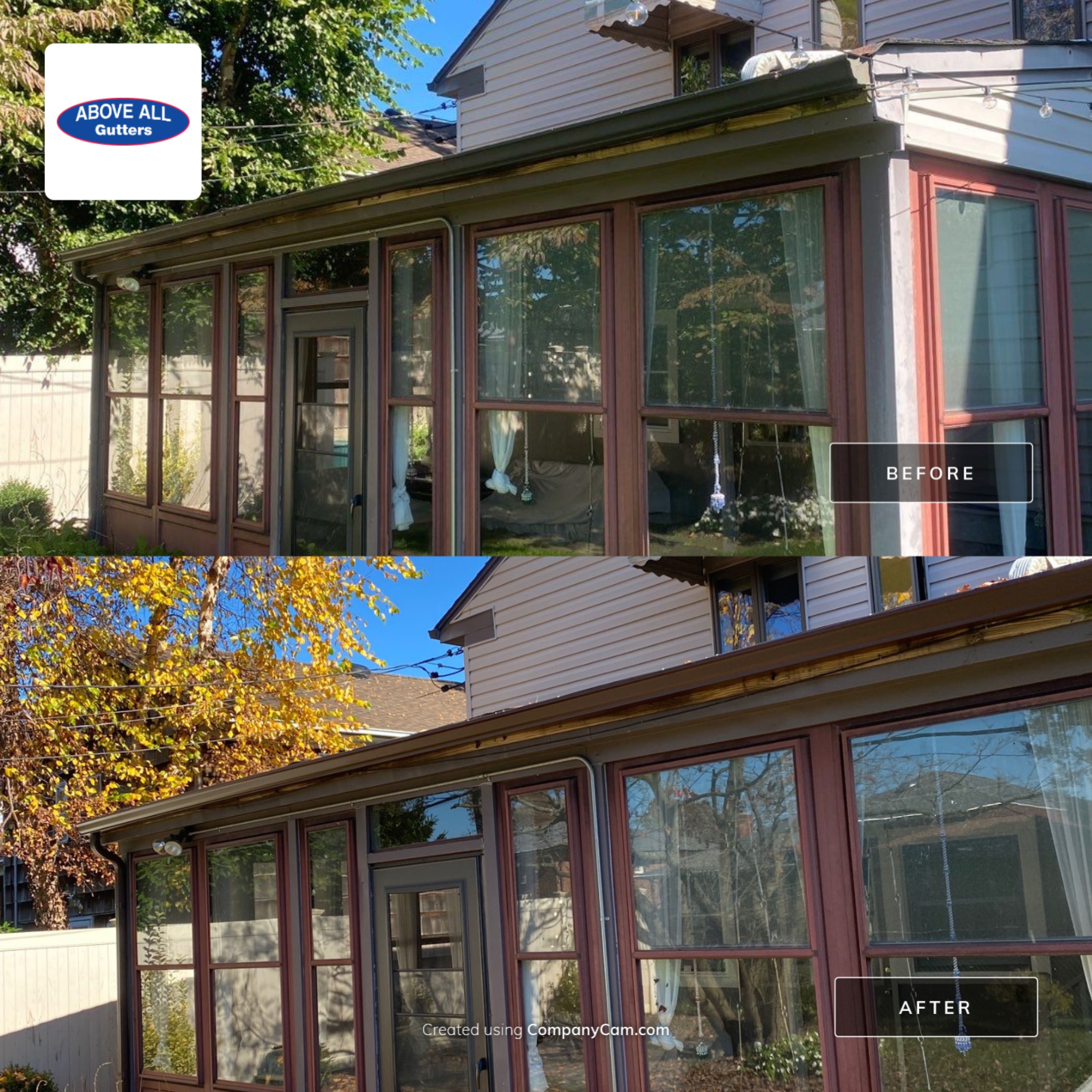 Gutter and Screen installation Syosset New York by Above All Gutters