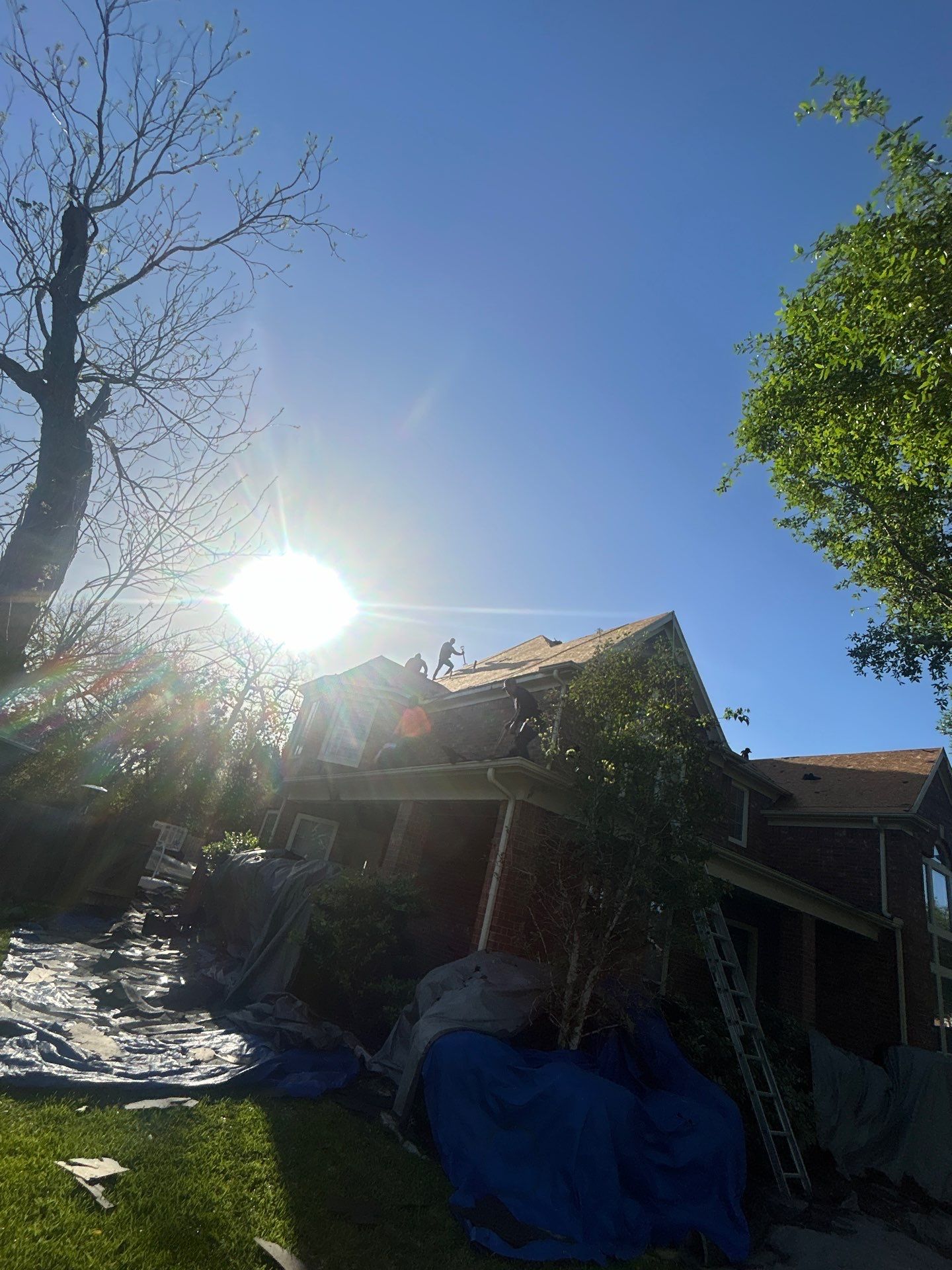 Residential Roofing Installation using Owen's Corning Duration (Lifetime) Shingles by Roof Repair Company
