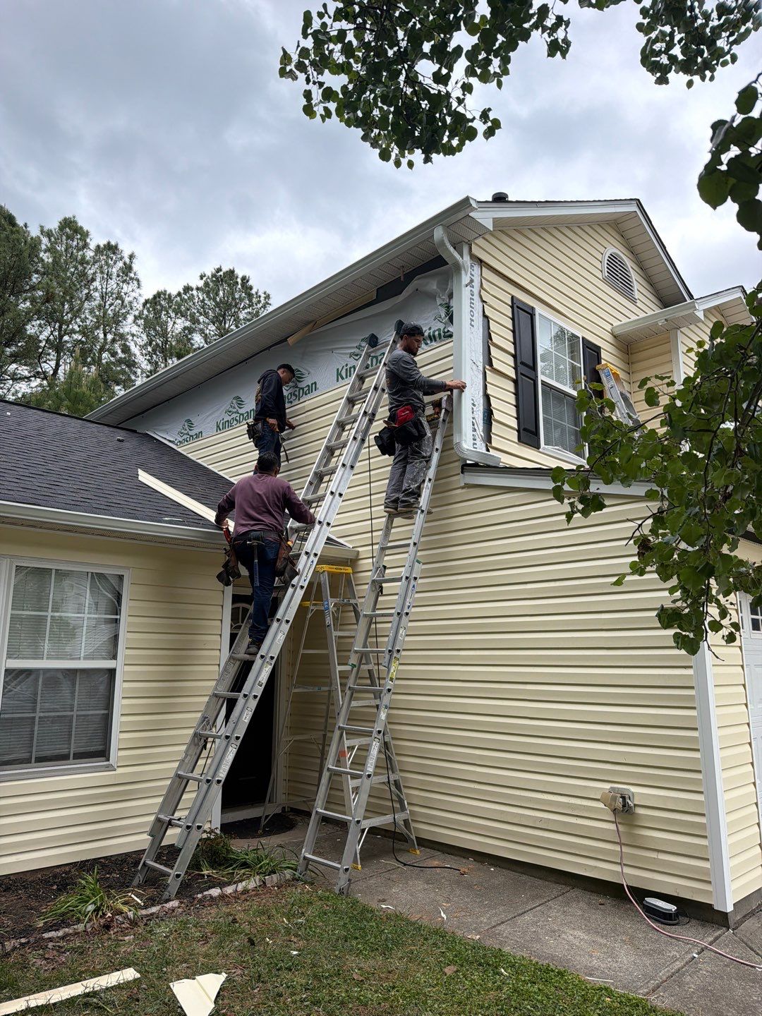 Roof and siding replacement by hail and wind damage by Just Brilliant Restoration JBR
