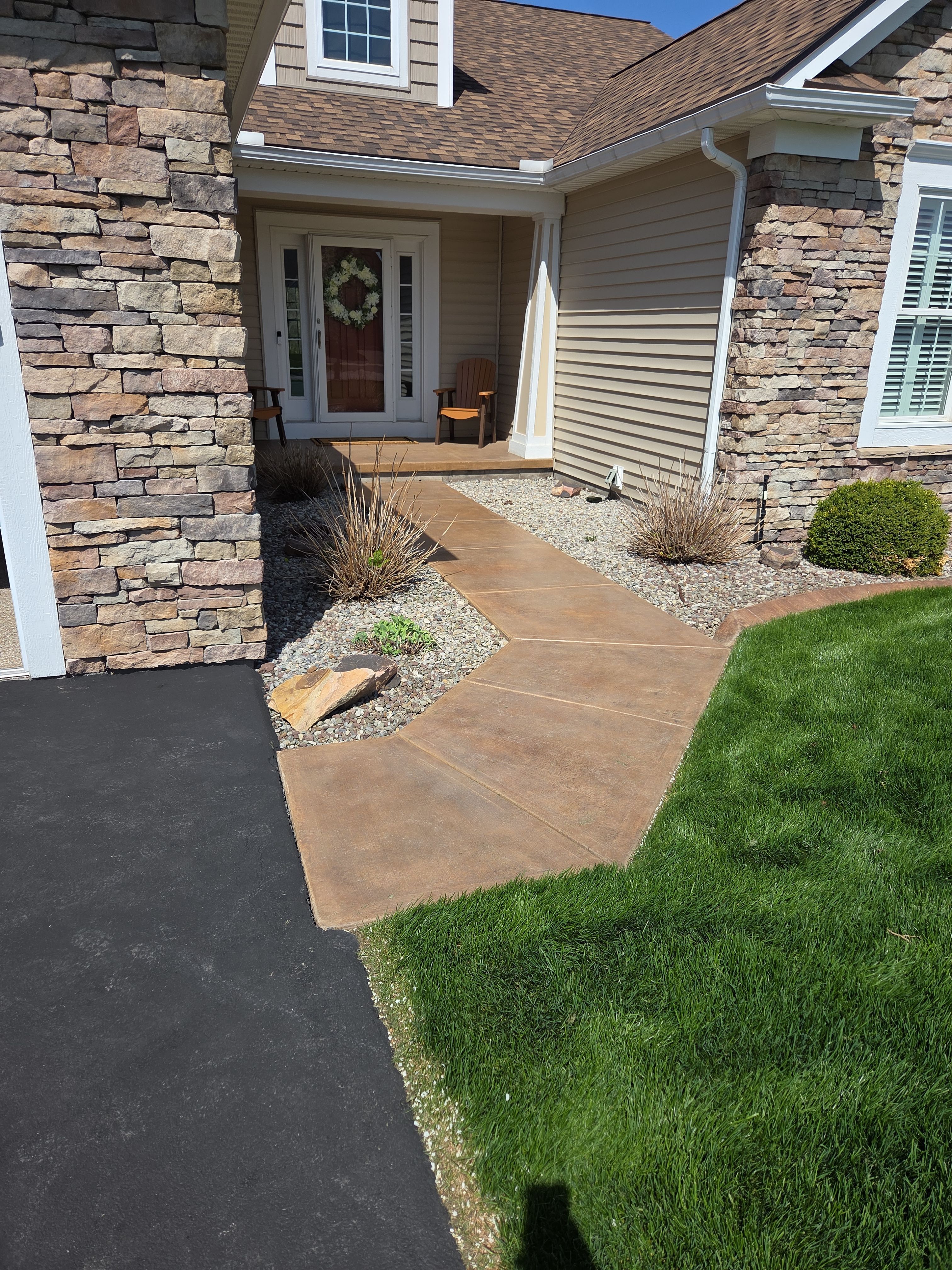 Ultra Sedona Stoop & Walkway Coating by NG Masonry & Construction LLC