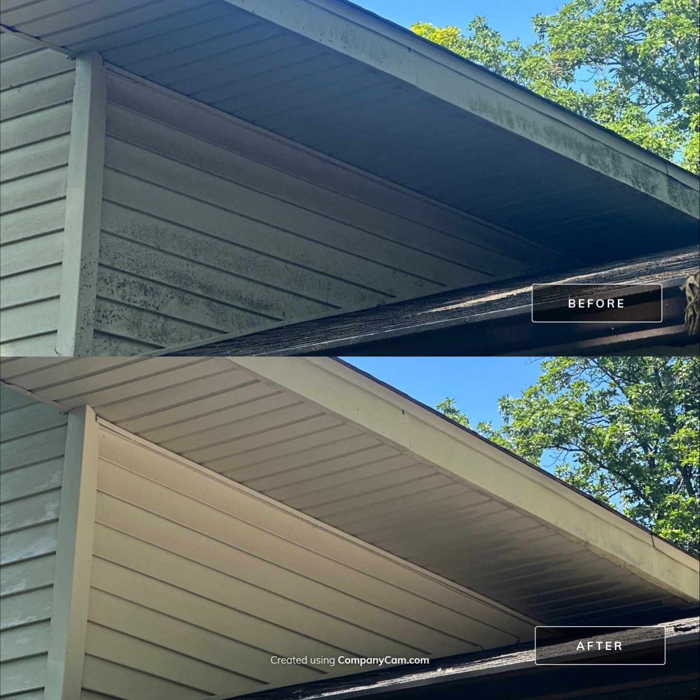 Project in Woodstock by Simmons Power & Soft Washing