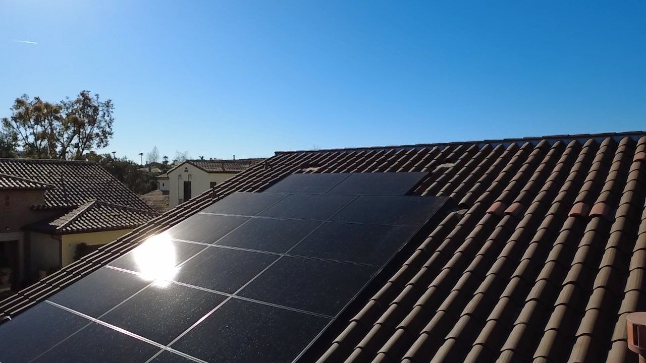 Rancho Santa Fe Solar Roof Integration & Clay Tile Roof Replacement by Zenith Roofing Services