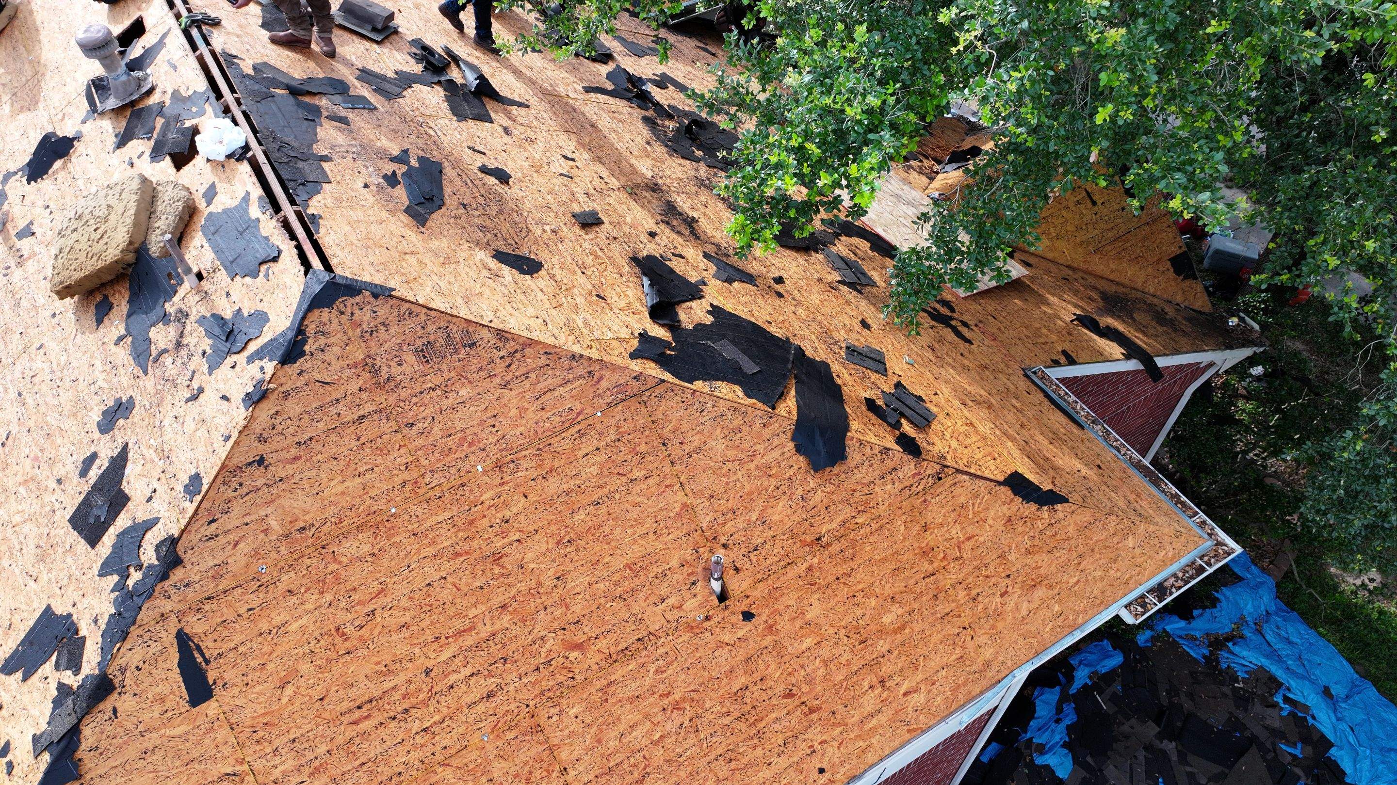 Autumn Brown Shingle Roof Replacement — Houston, TX by PL Roofing & SB Roofing, LLC.