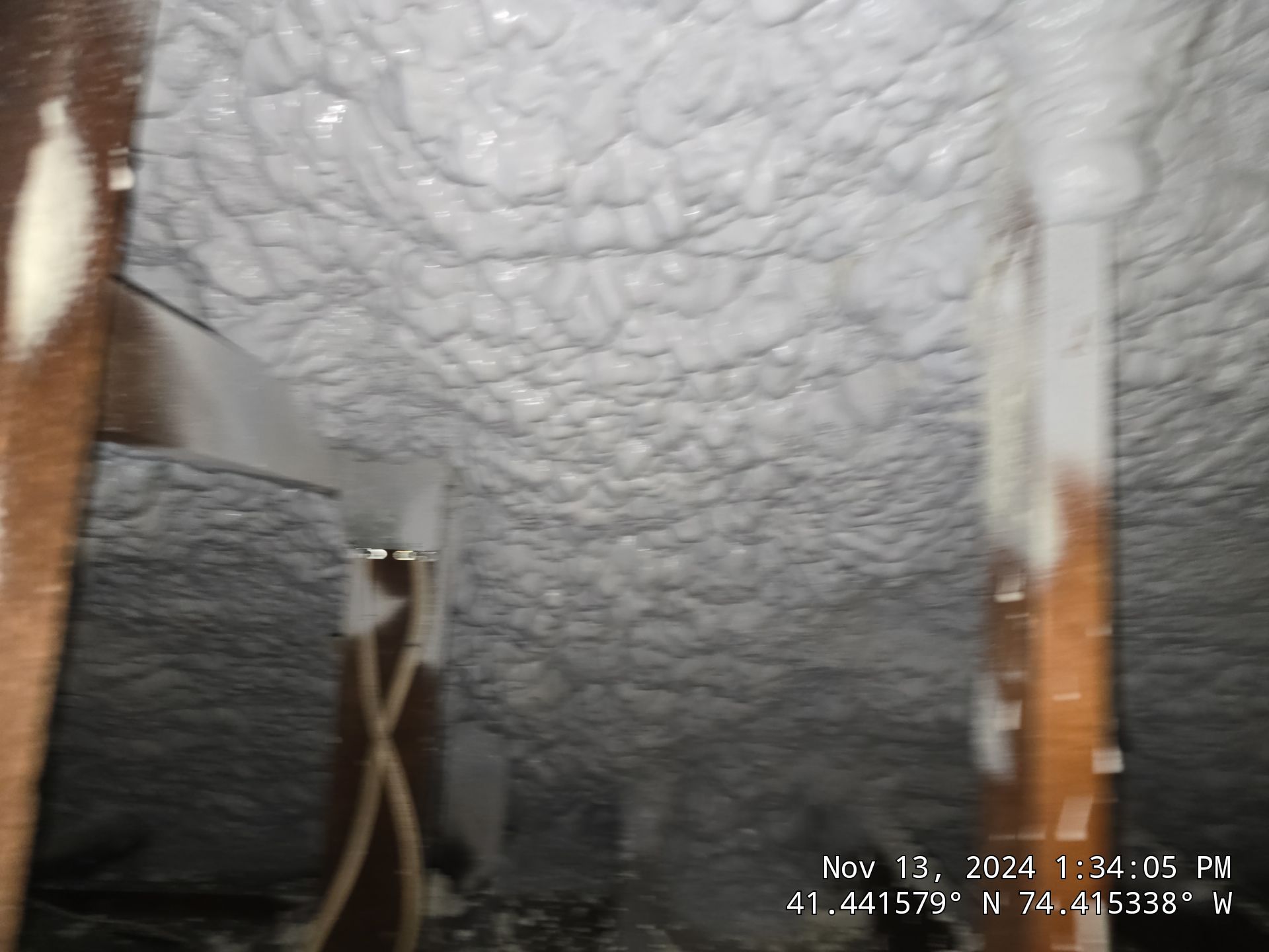 Attic Insulation using open cell spray foam by NYS Foam & Energy