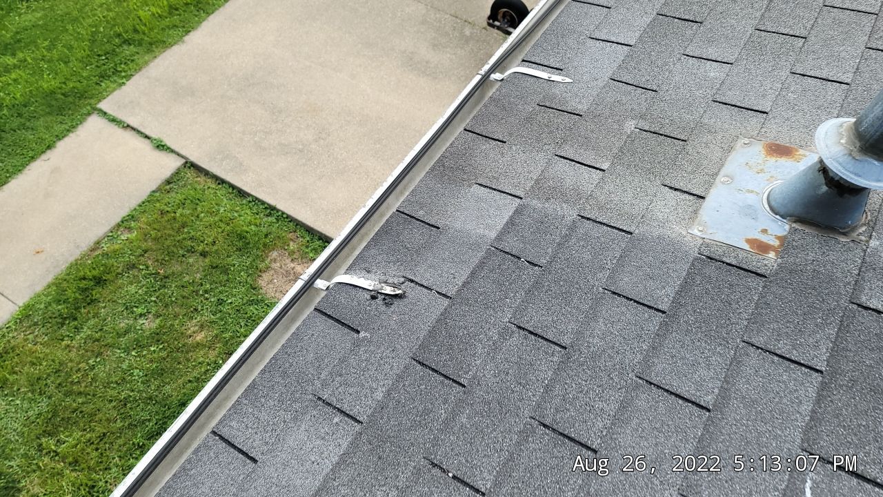 ATLAS PINNACLE COLOR: COASTAL GRANITE DRIP EDGE: BLACK by Eagle Eye Roofing