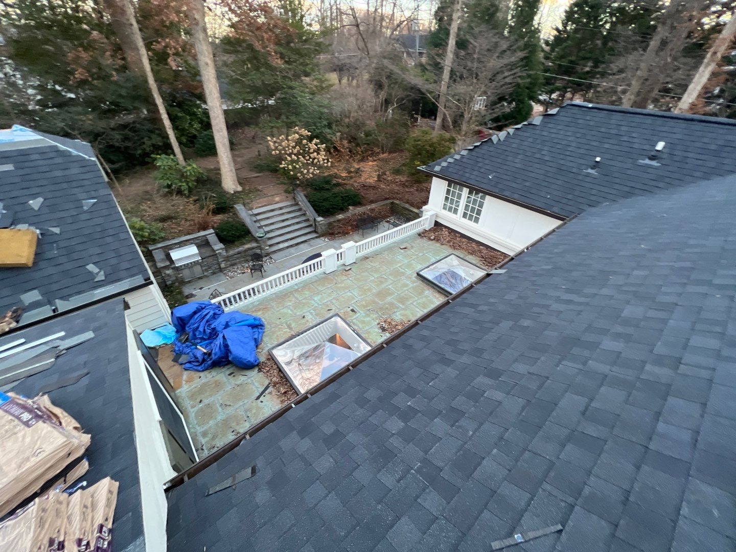 McLean: Certainteed Landmark Pro Designer Shingles in Max Def Charcoal Black by RM Banning, Inc.